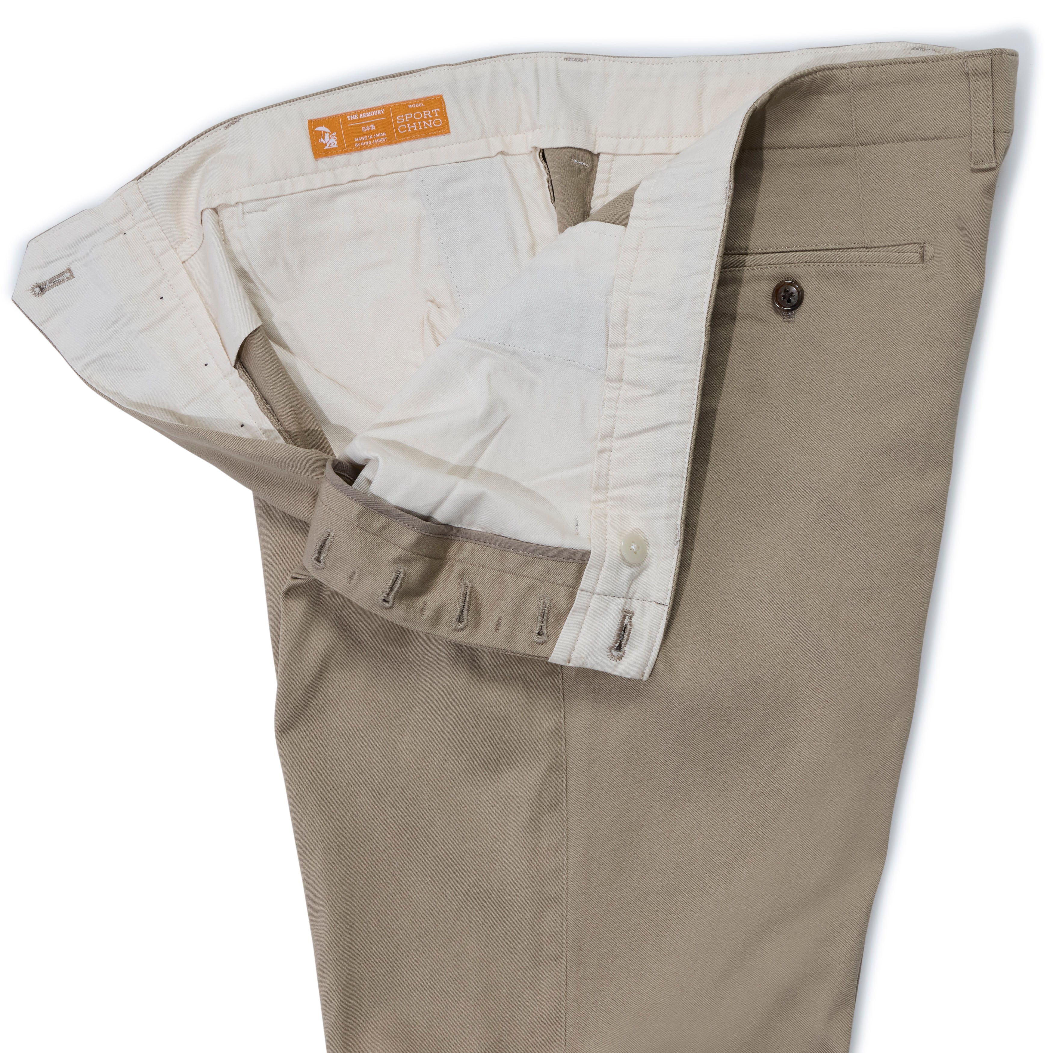 パンツ surcomm.arch. ORGANIC COTTON CHINO Stretch Cotton Sport Chinos - The Armoury