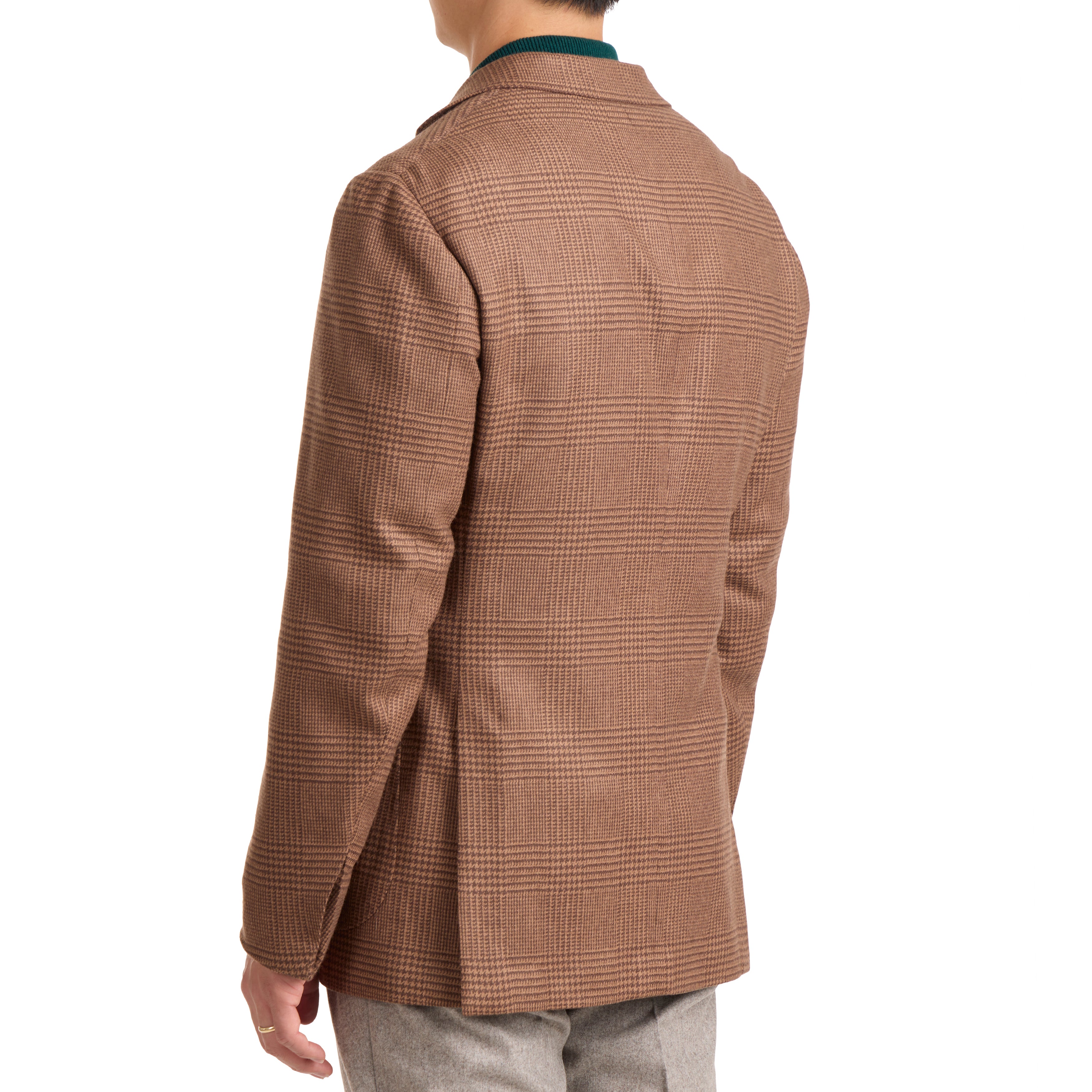 Wool/Cashmere Check Model 3 Sport Coat - The Armoury