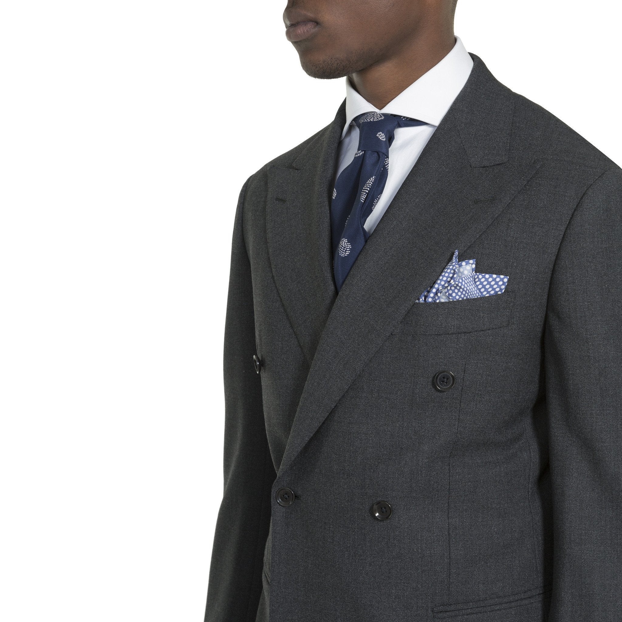 スーツ OVY  Grampians WoolStandard Tailor Setup 4-ply Wool Model 6B Suit - The Armoury