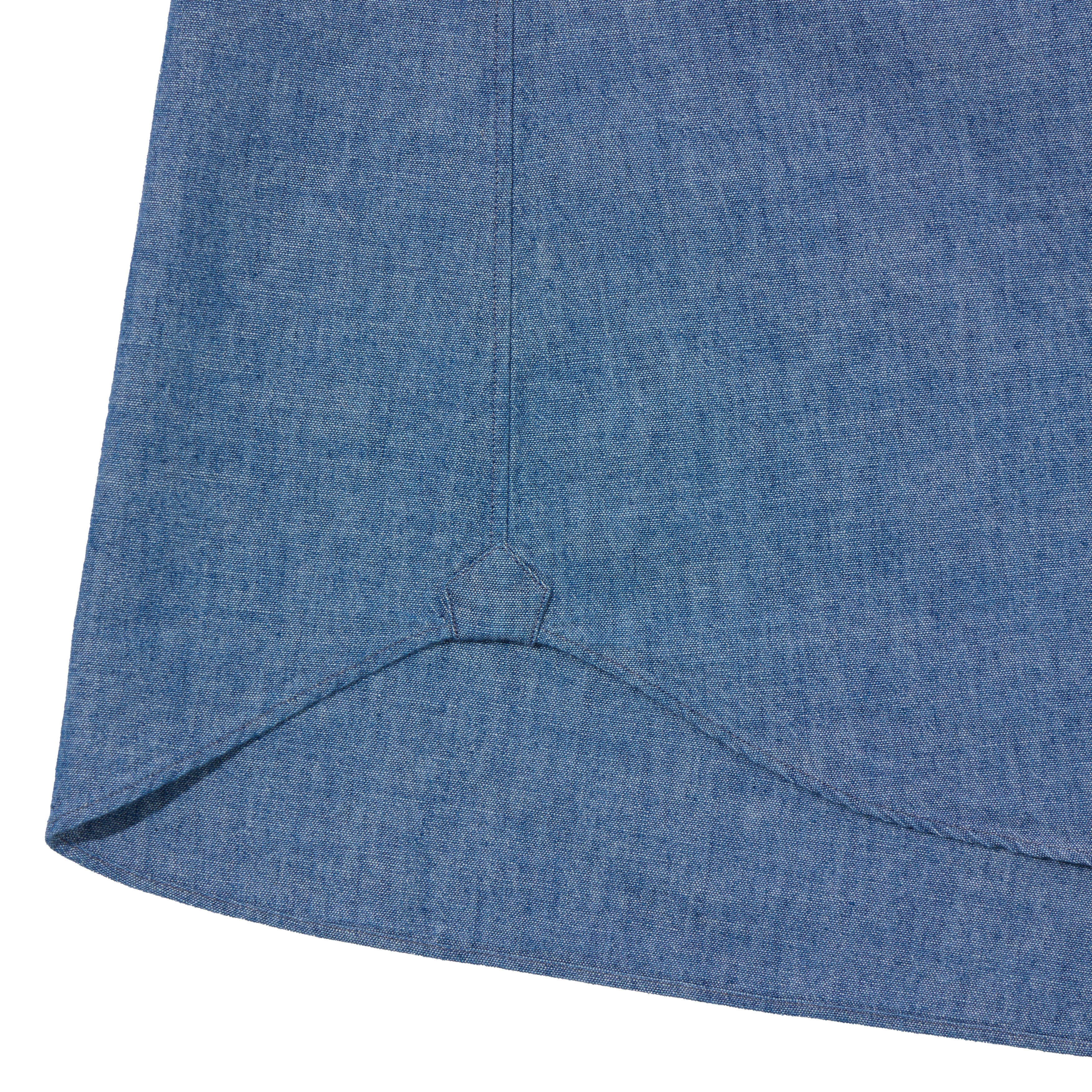 ちゃこ　アリスマッコール　シャツ Japanese Cotton Chambray Long-sleeve Holiday Shirt - The Armoury