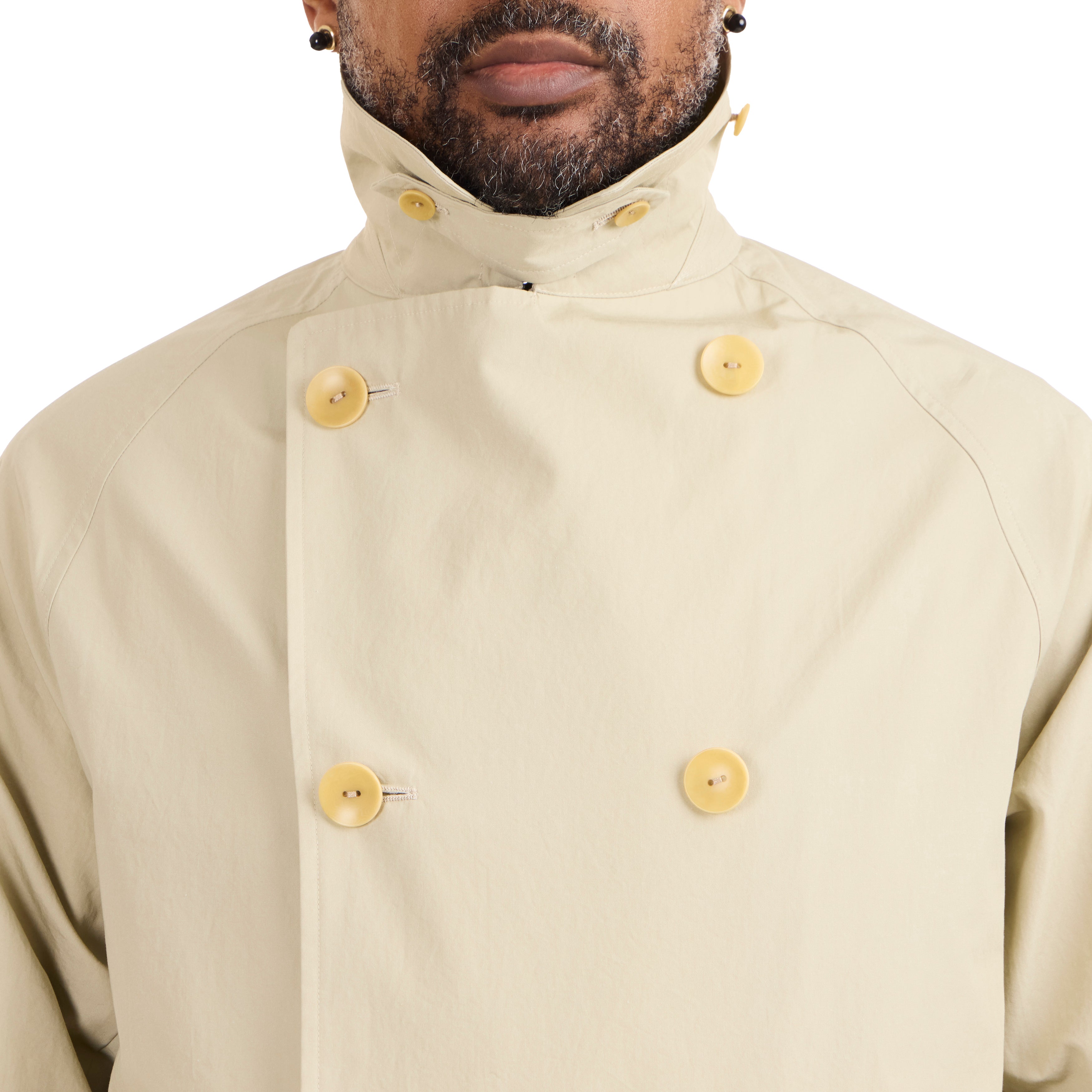 Fou Fou II Weather Resistant Light Cotton Coat - The Armoury