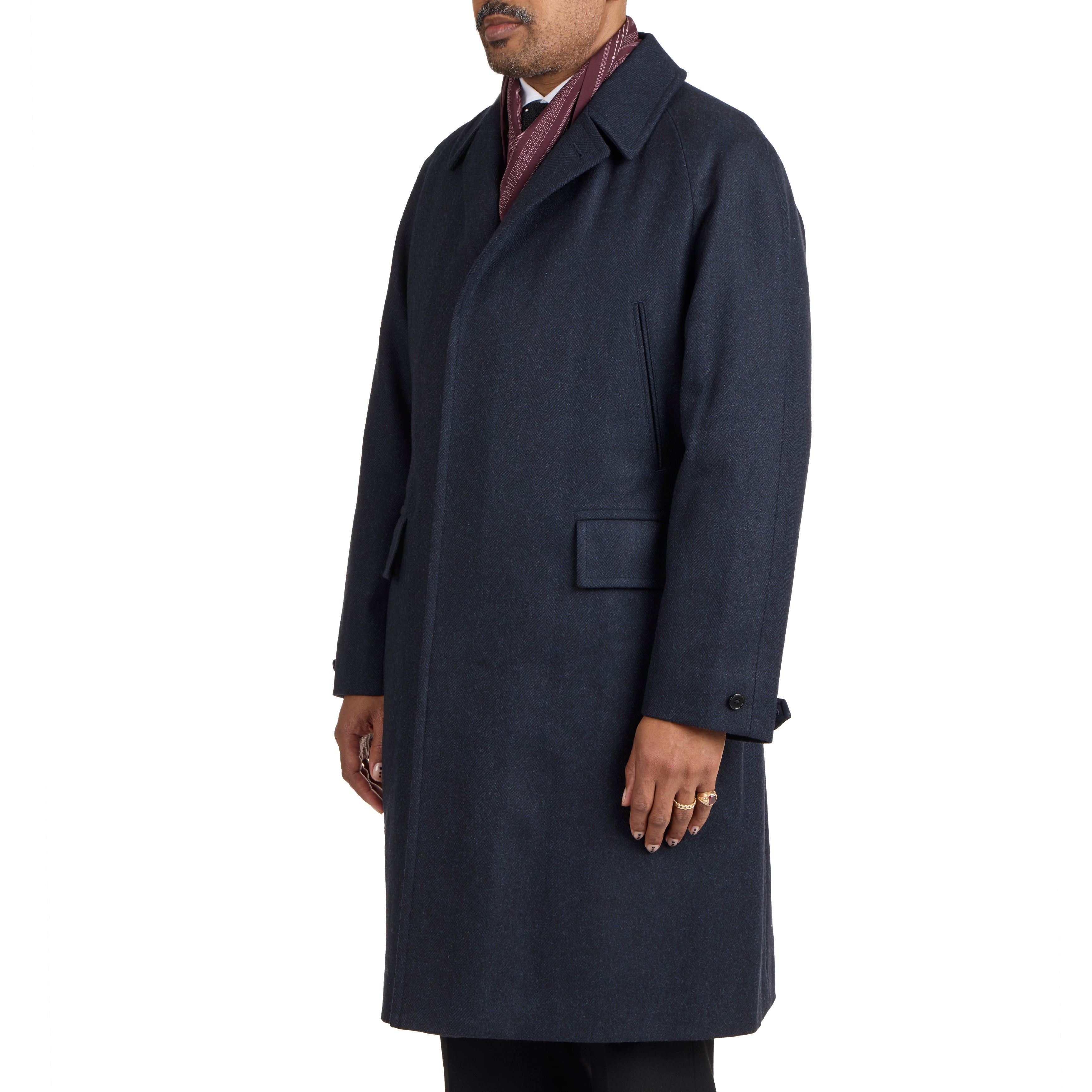 Wool Herringbone Hokkaido Coat - The Armoury