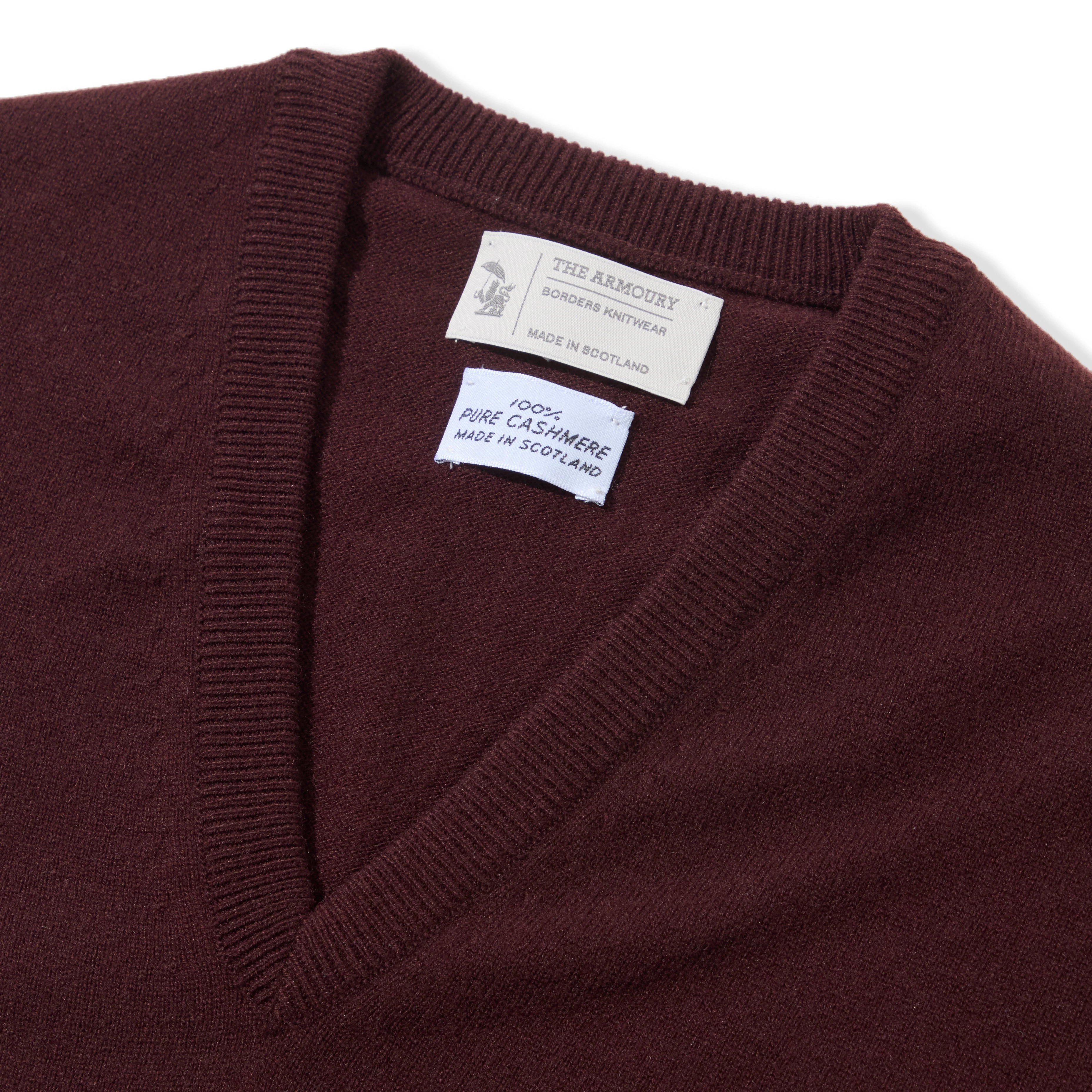 Cashmere V-Neck Sweater - The Armoury