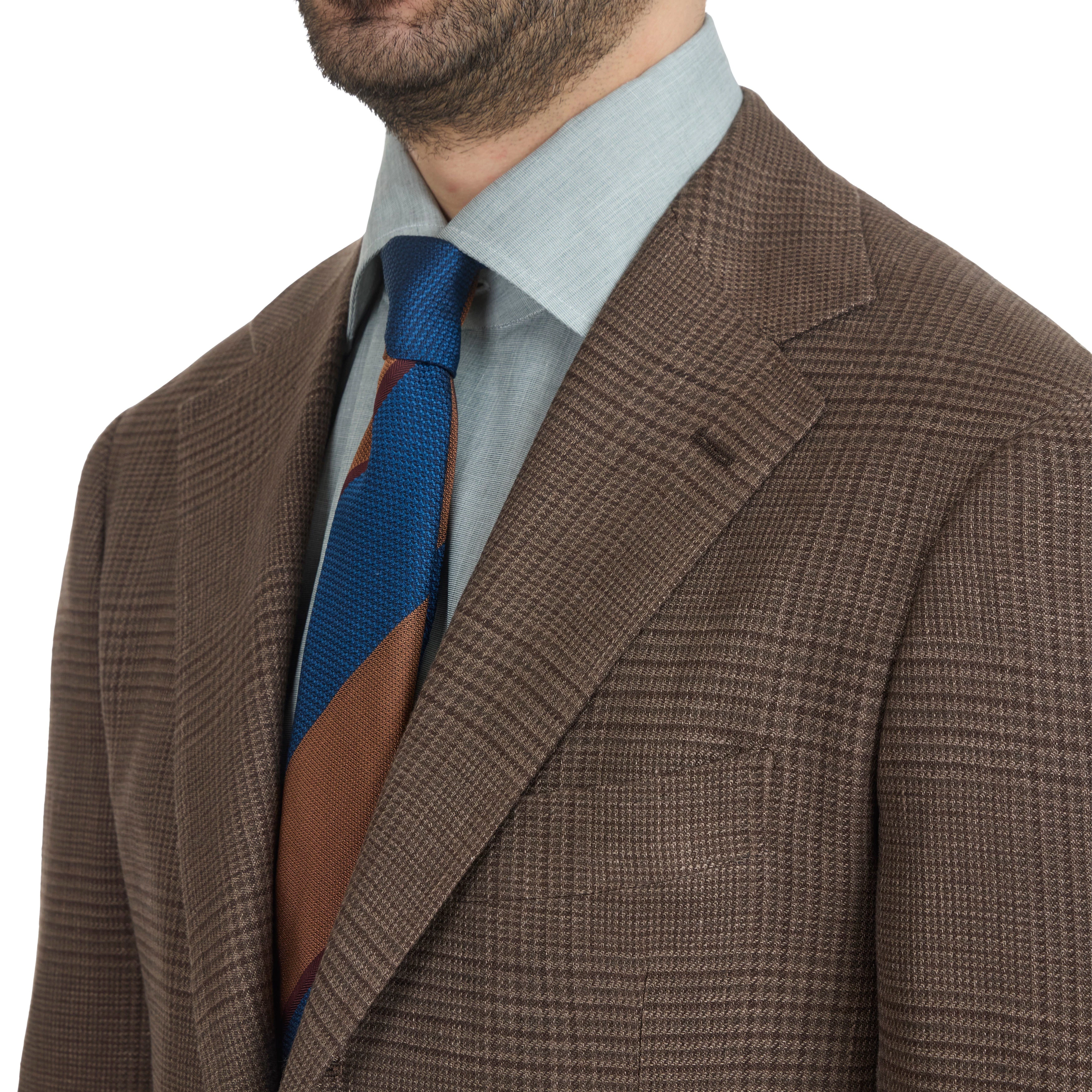 Linen / Wool / Silk Prince of Wales Model 3 Sport Coat - The Armoury