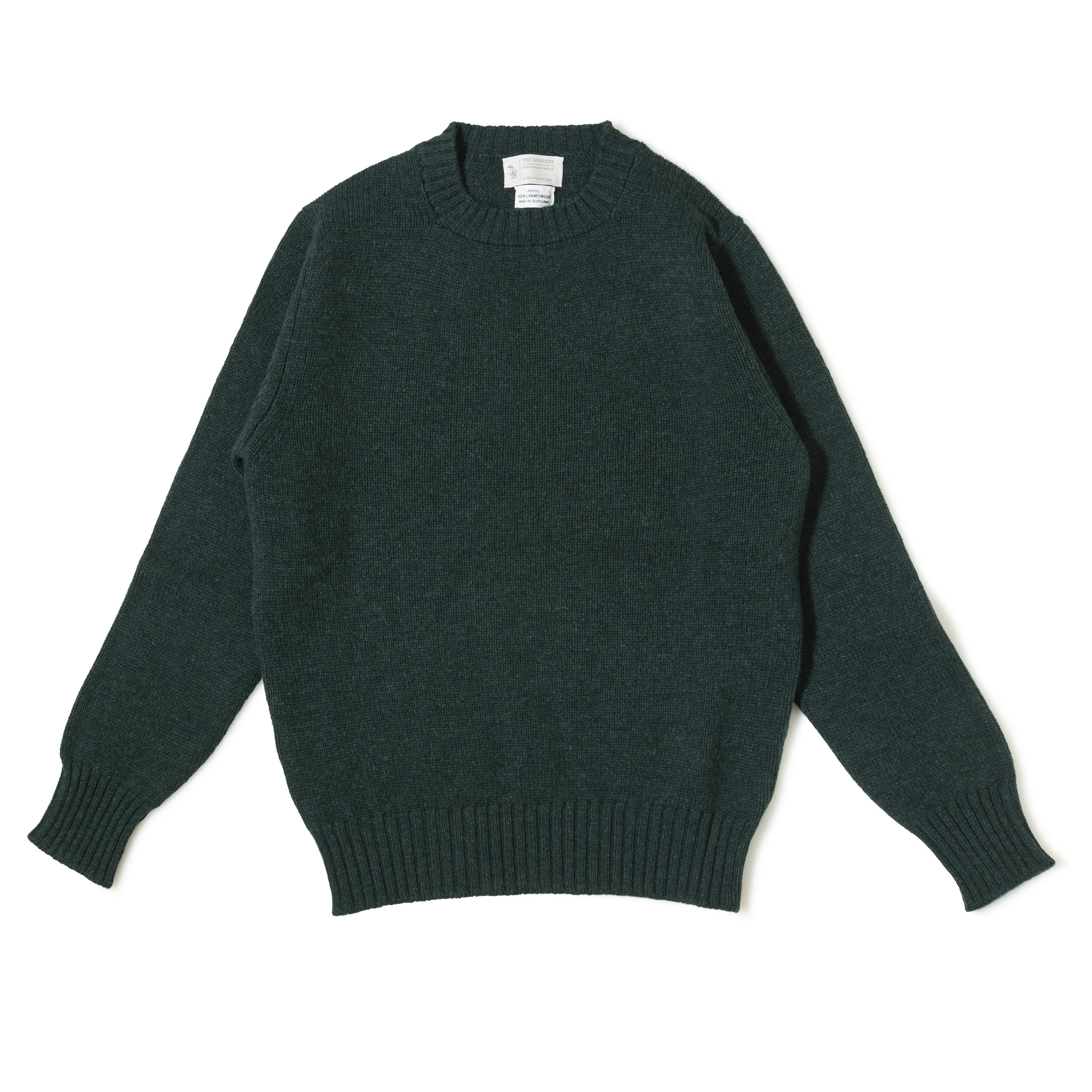 Humanoid tan shops jumper/ crewneck lambswool sweater/ M