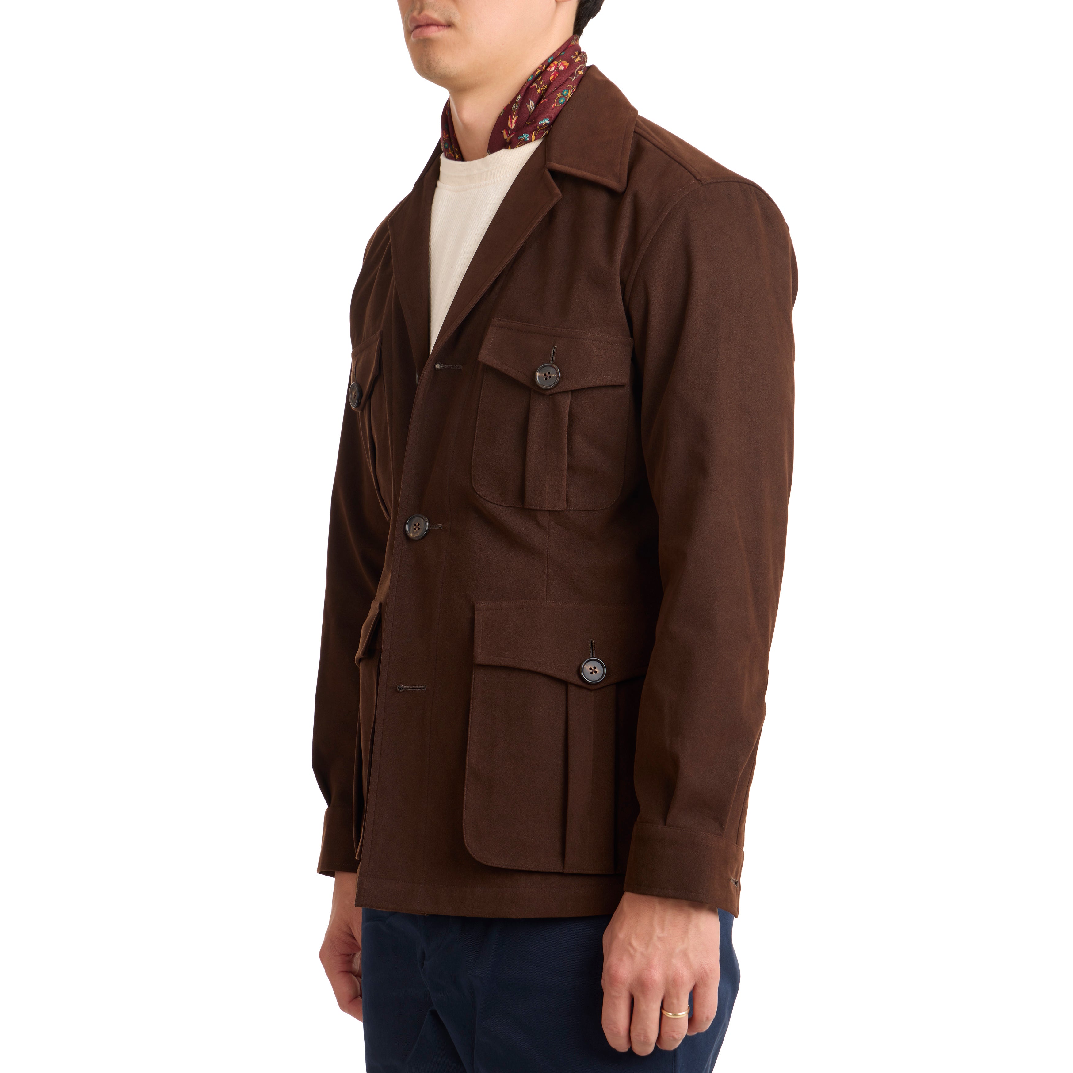 KAJA WIDE SAFARI JACKET 2 ベージュ　ovy 0da1fce7289cc9b5b9af8f7bf7ca8b