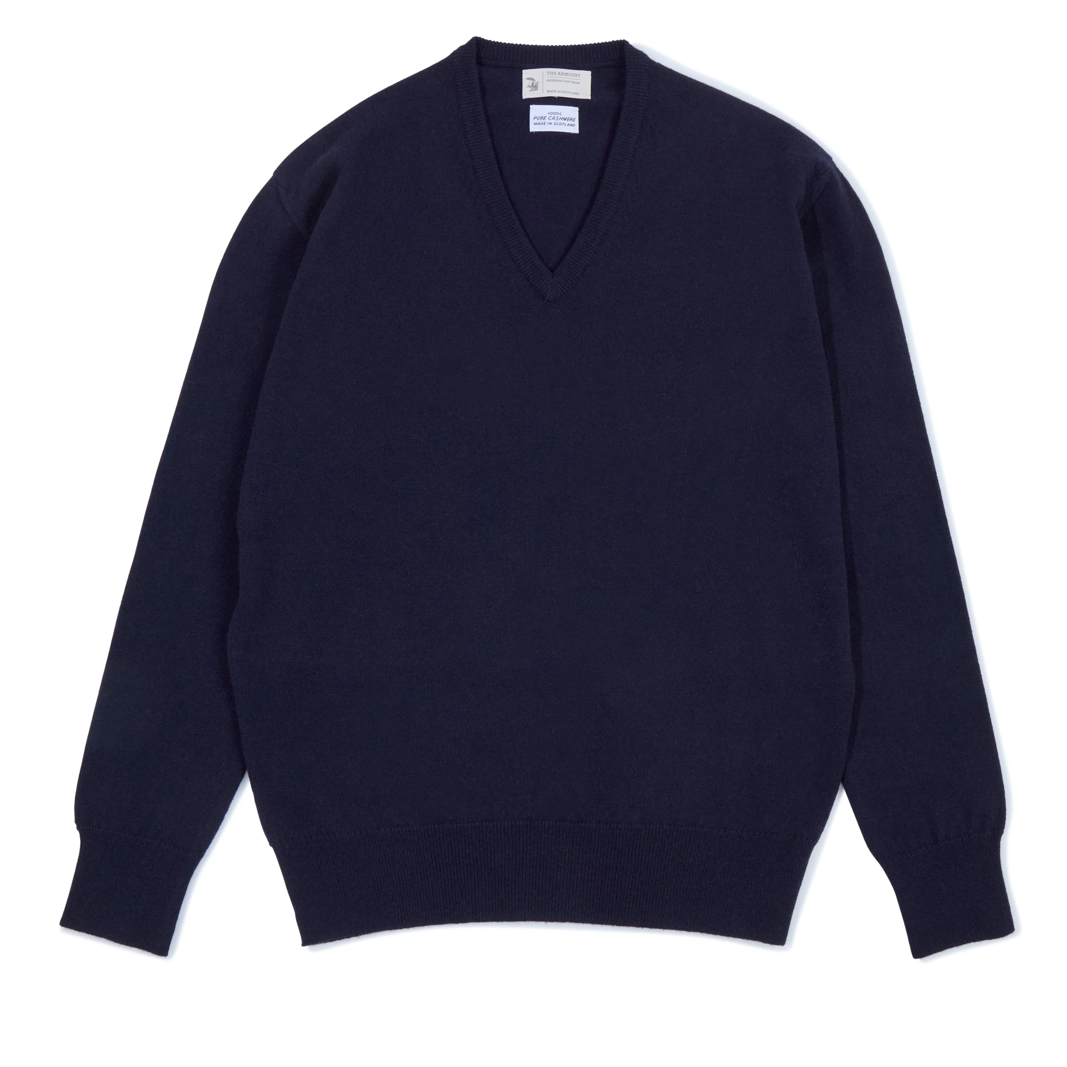 Cashmere V-Neck Sweater - The Armoury