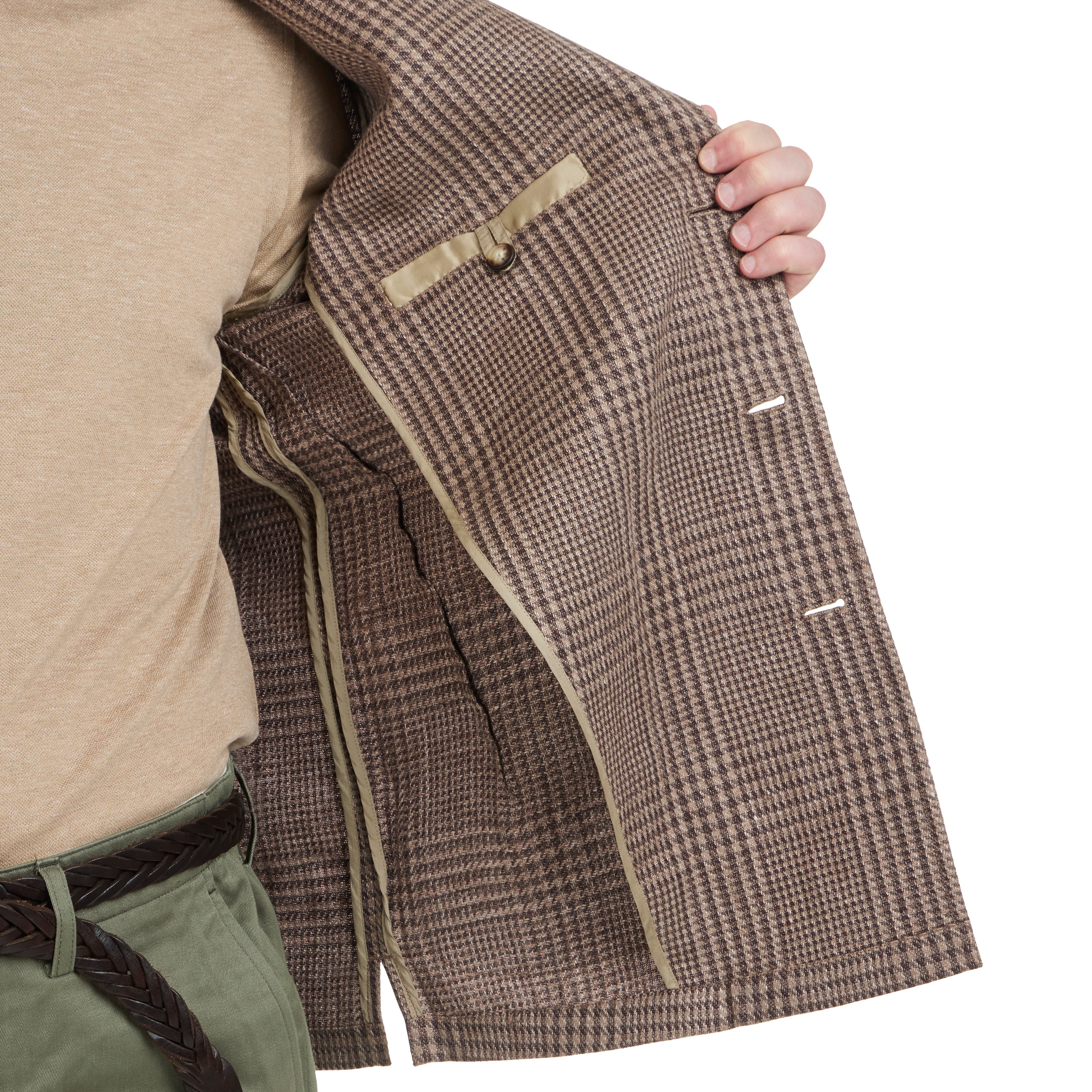 Linen/Cotton Summer Tweed Check City Hunter III Jacket - The Armoury Linen/Cotton Summer Tweed Check City Hunter III Jacket - The Armoury