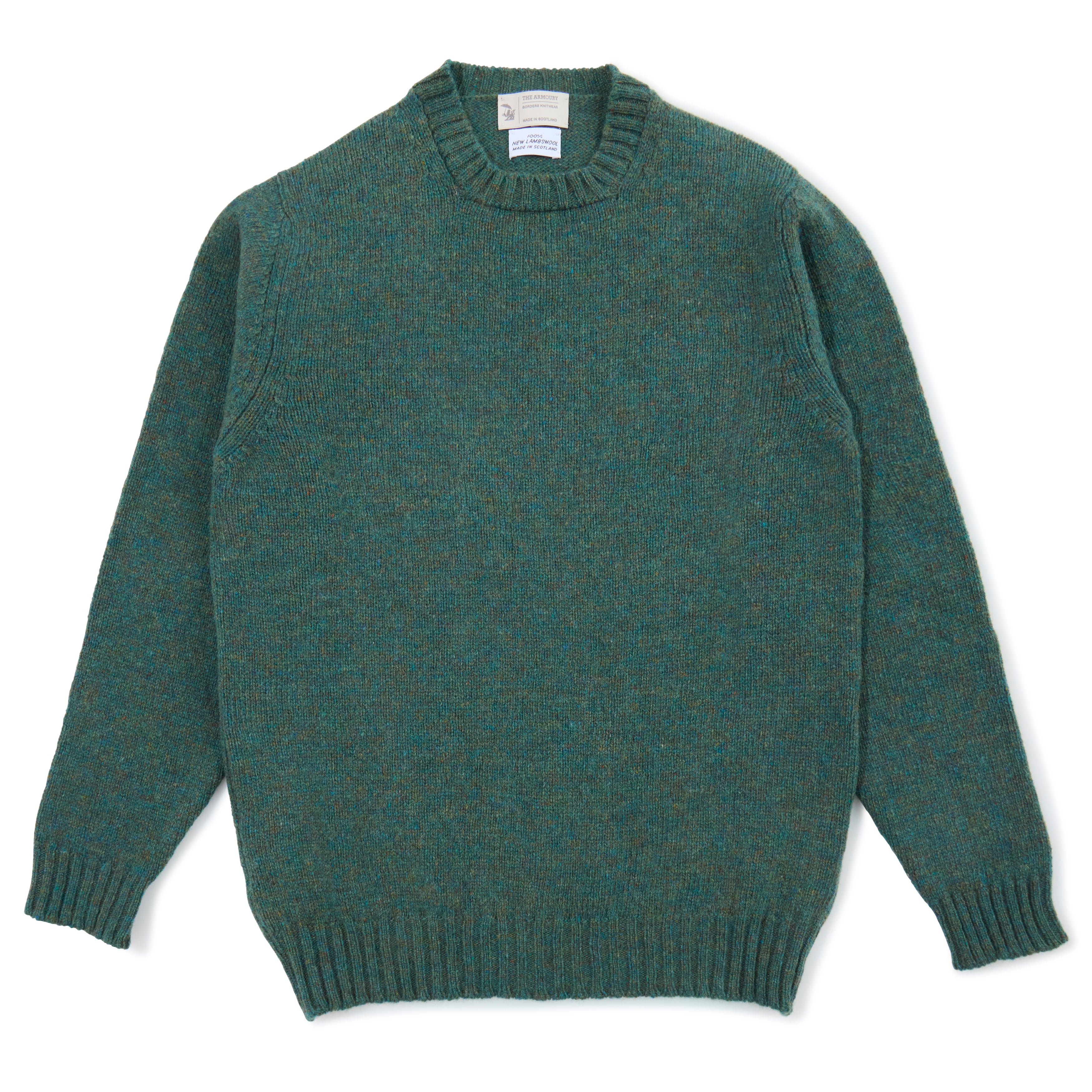 Shetland Wool Crewneck Sweater - The Armoury