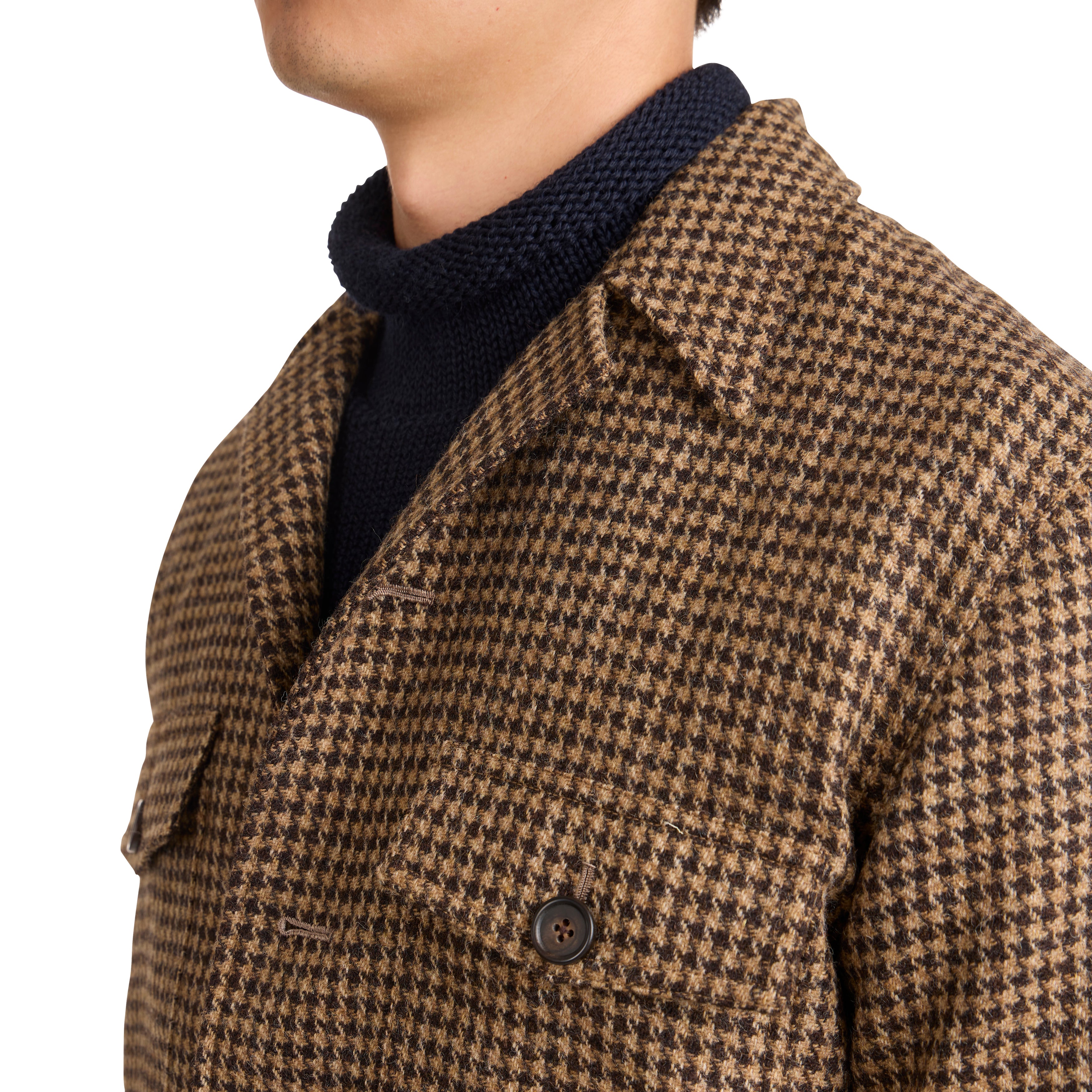 Wool Houndstooth Road Jacket - The Armoury