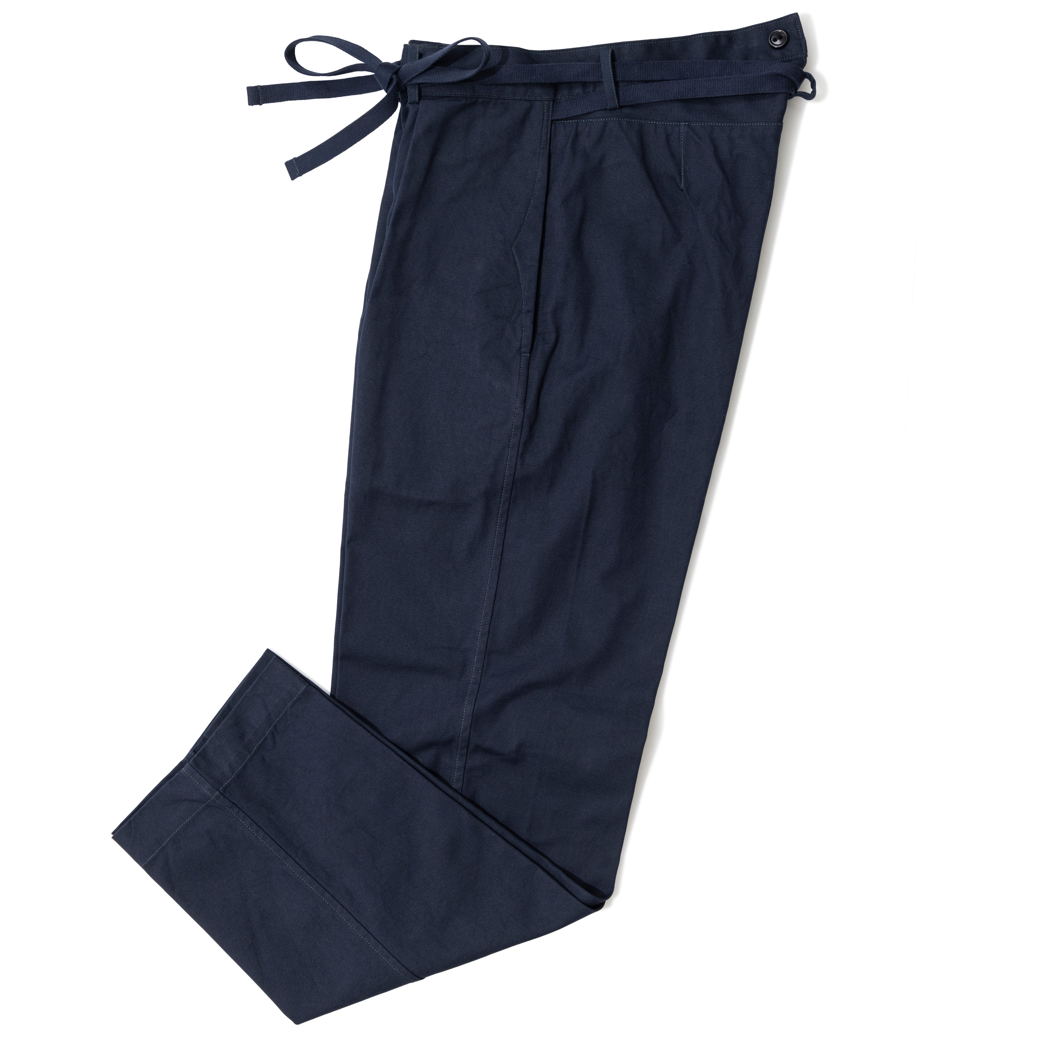 Alain Selvedge Yacht Canvas Trousers