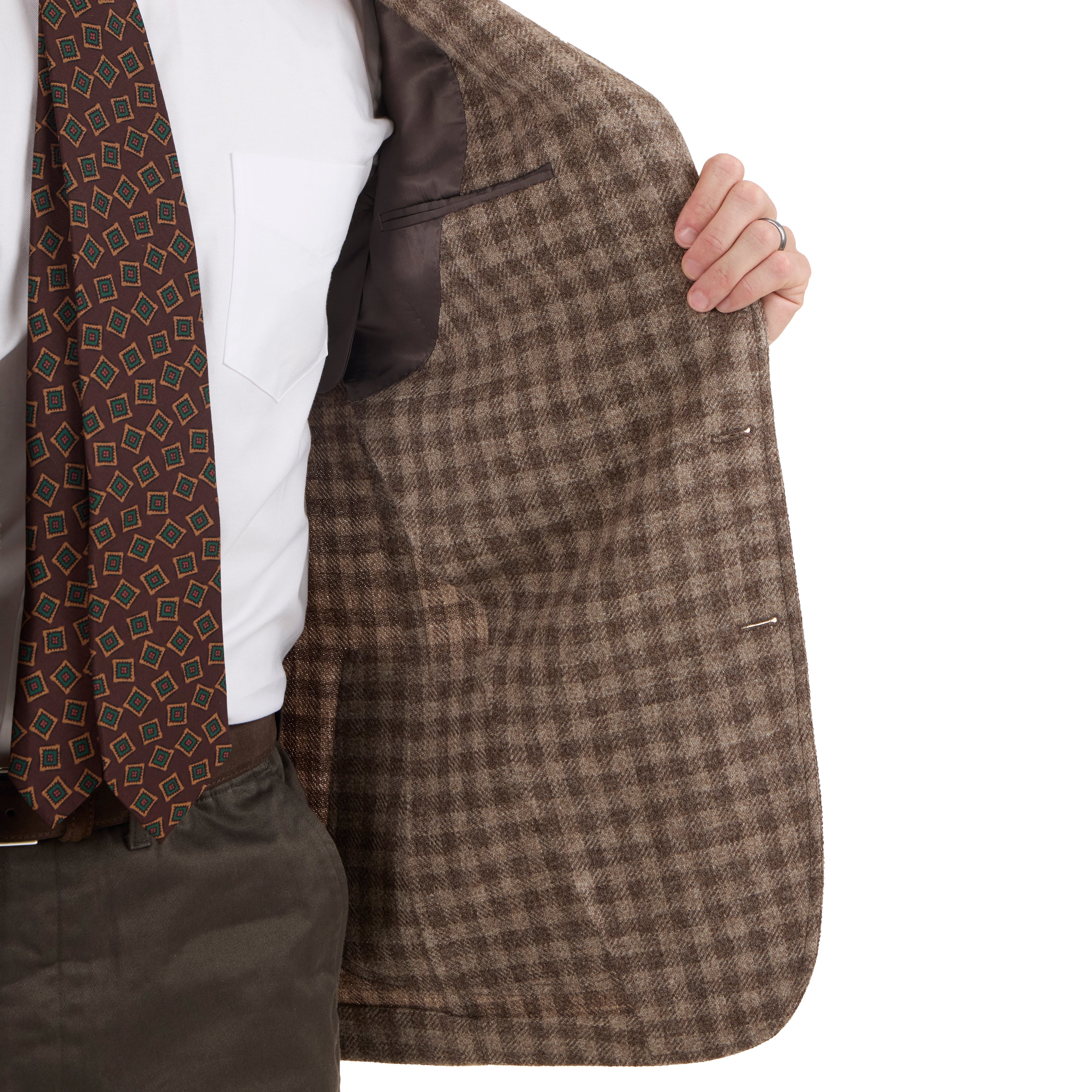 Wool Tweed Check Model 12 Sport Coat - The Armoury