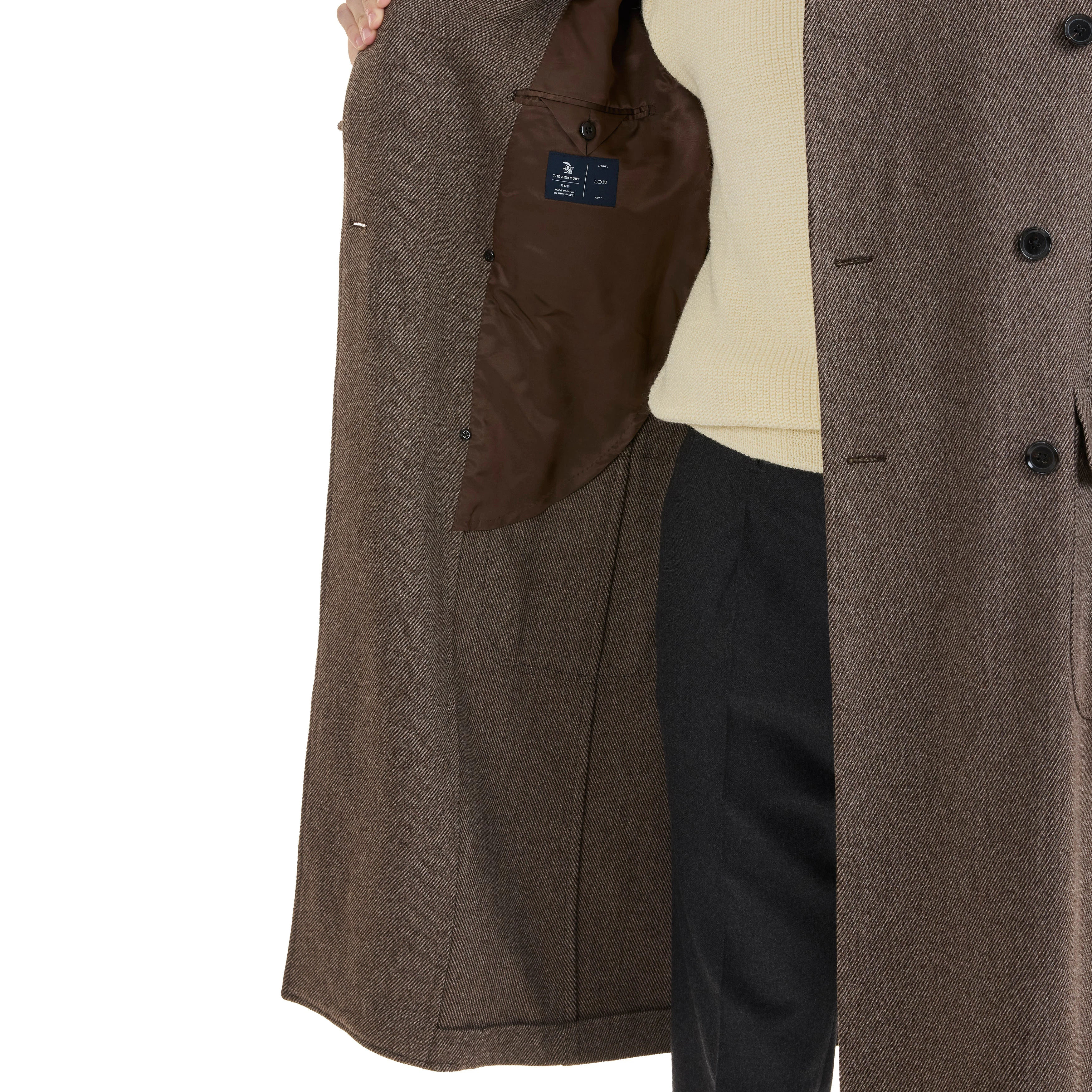 Wool Twill Overcoat - The Armoury