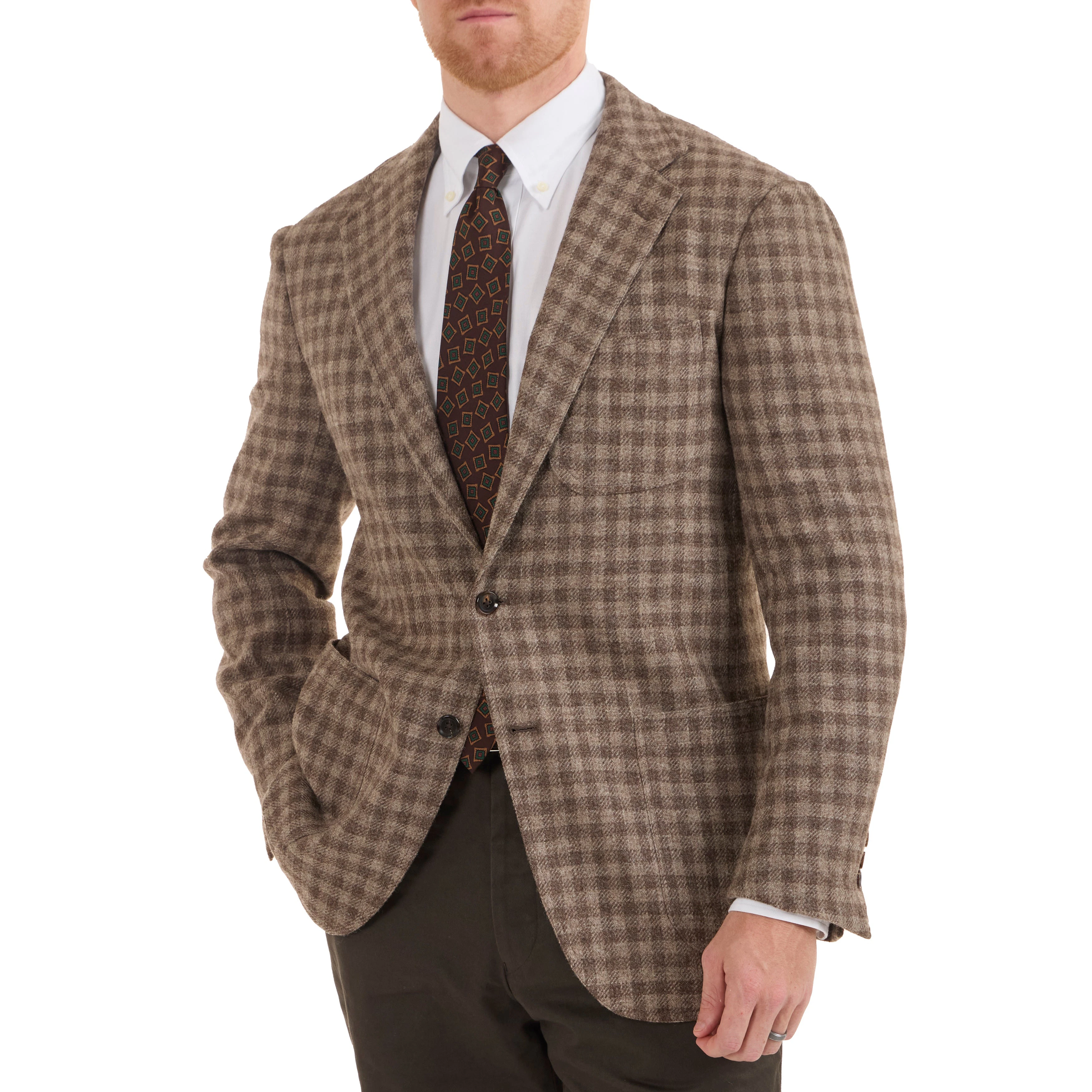 Wool Tweed Check Model 12 Sport Coat - The Armoury