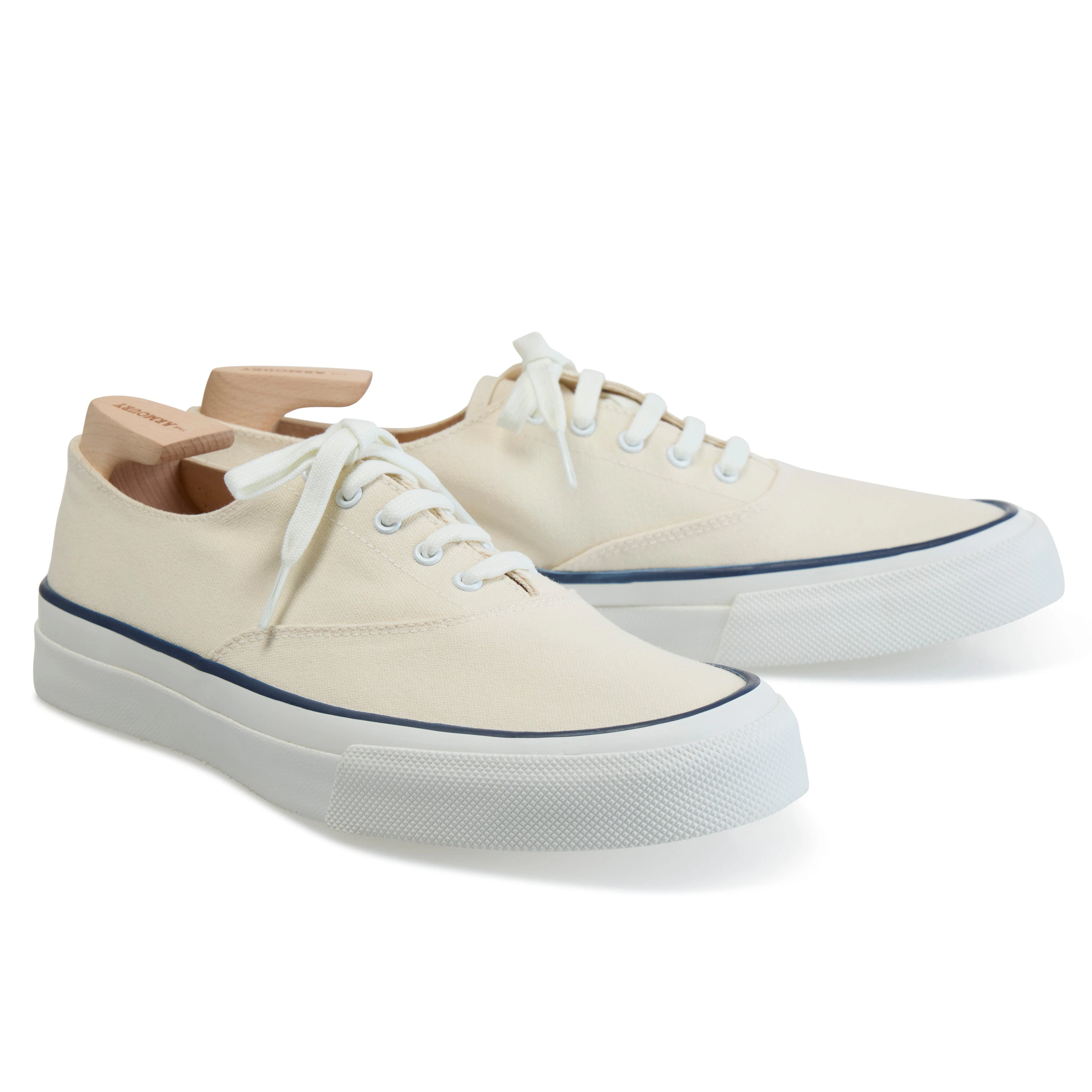 Cotton Canvas Deck Shoe Low - The Armoury
