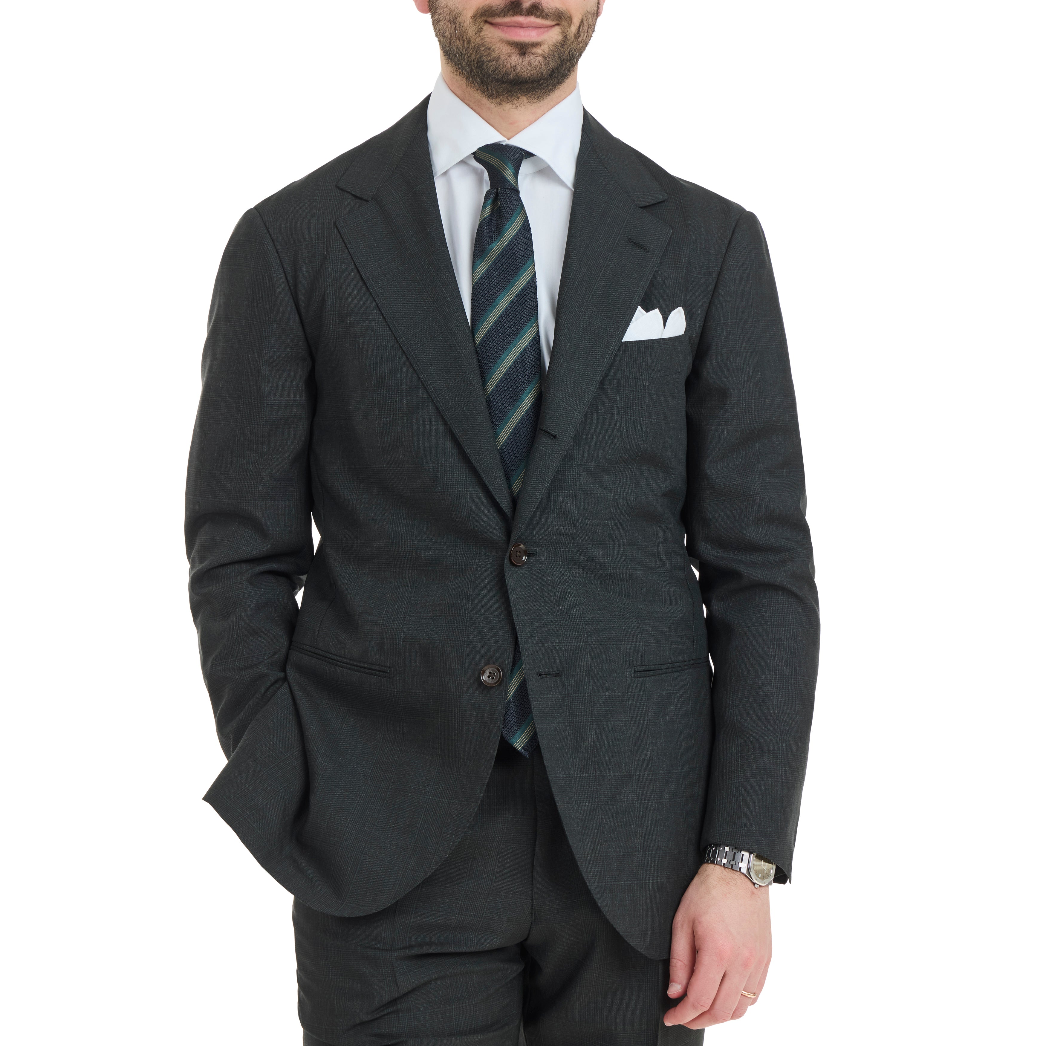 Wool/Mohair Prince of Wales Model 15B Suit - The Armoury
