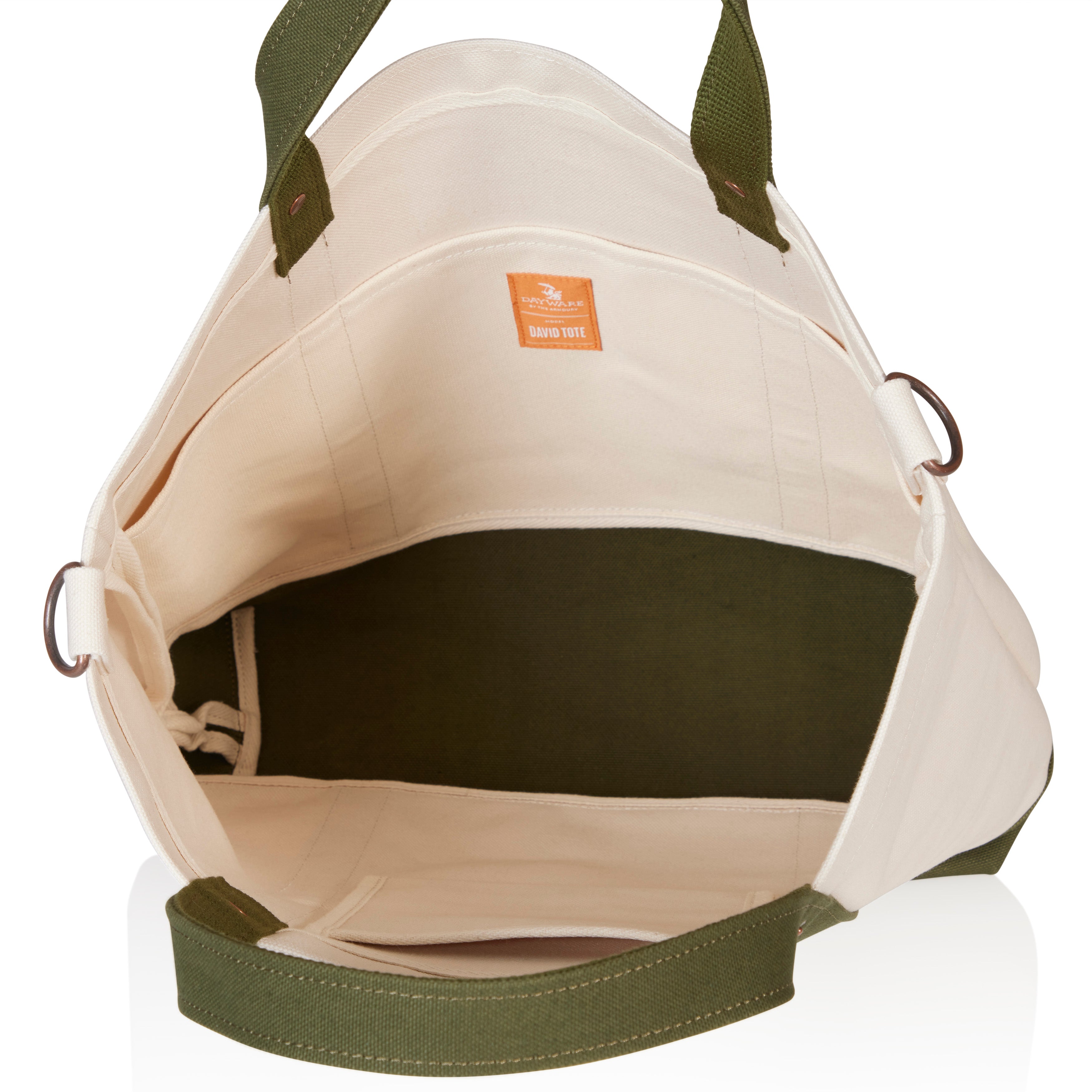 Cotton Canvas David Tote Bag with Strap - The Armoury