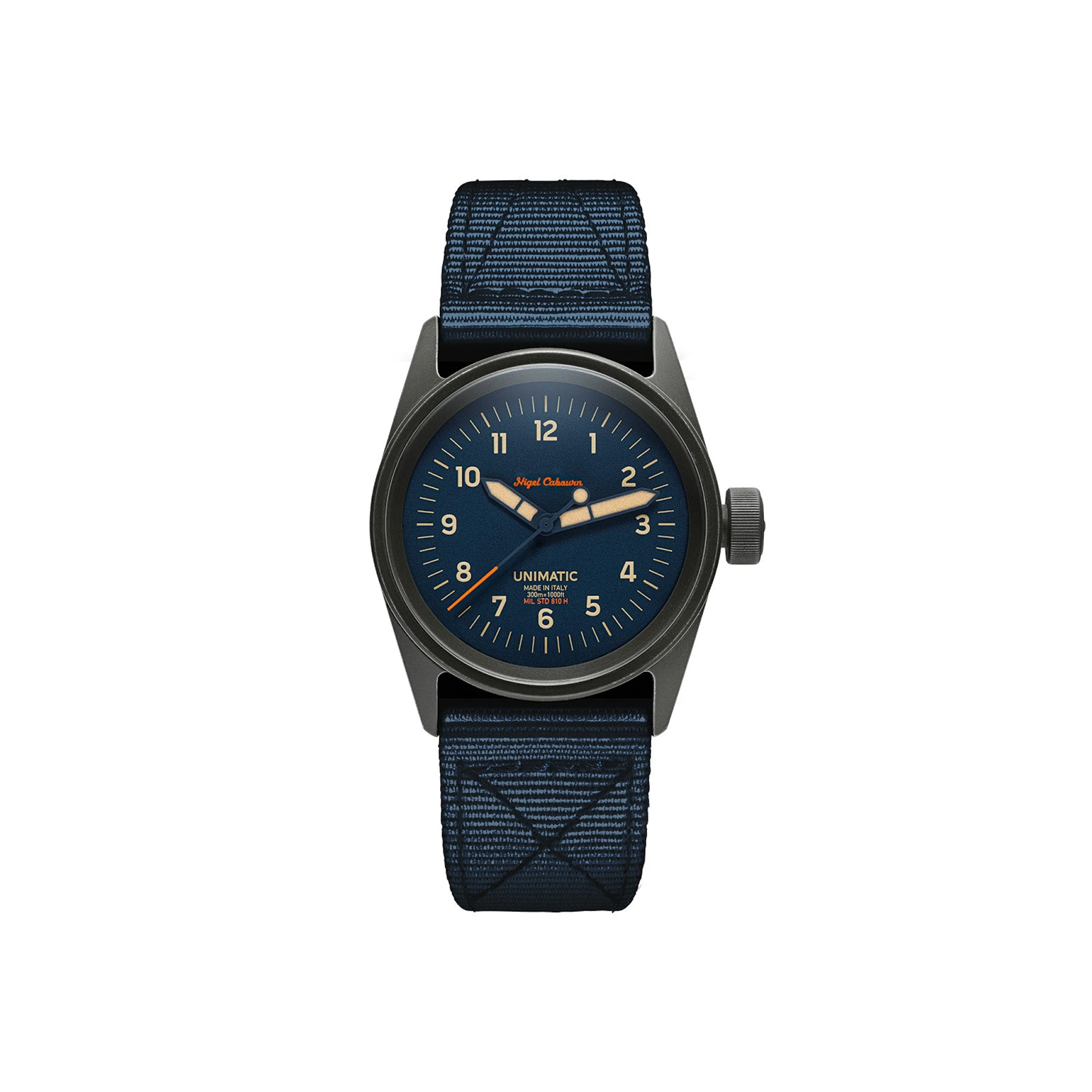 Olive Case/Navy Strap