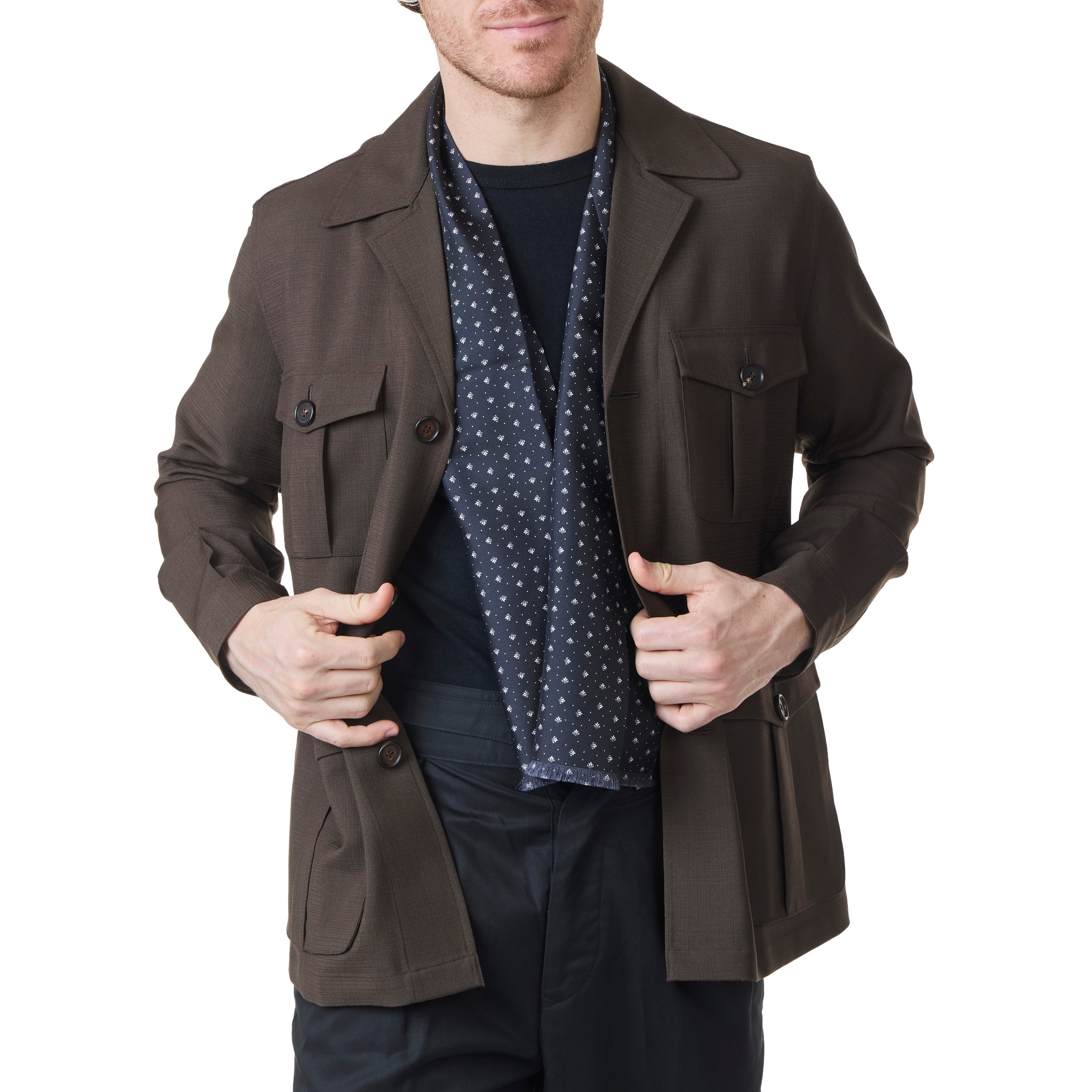 Stretch Mohair Safari Jacket 2 - The Armoury