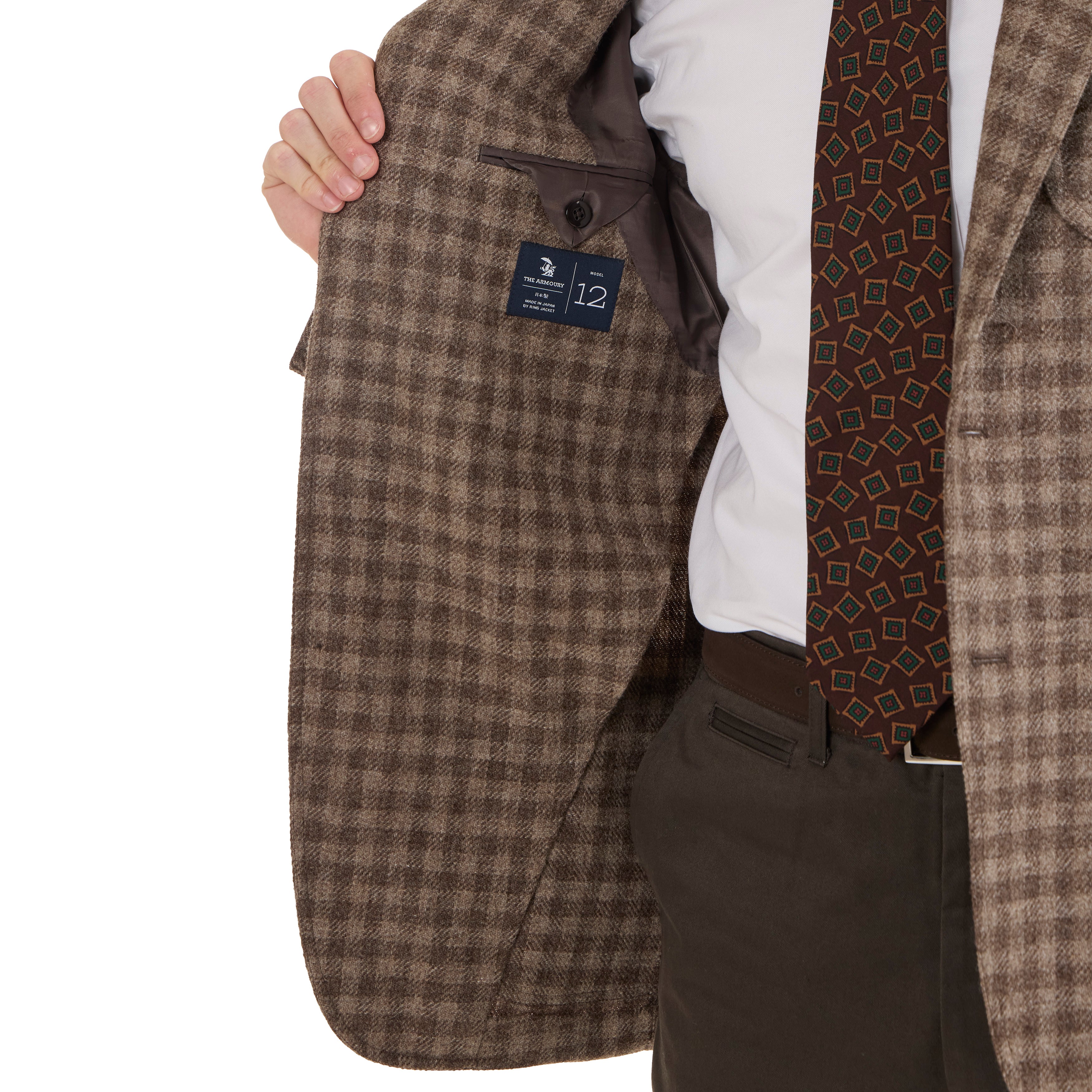 Wool Tweed Check Model 12 Sport Coat - The Armoury