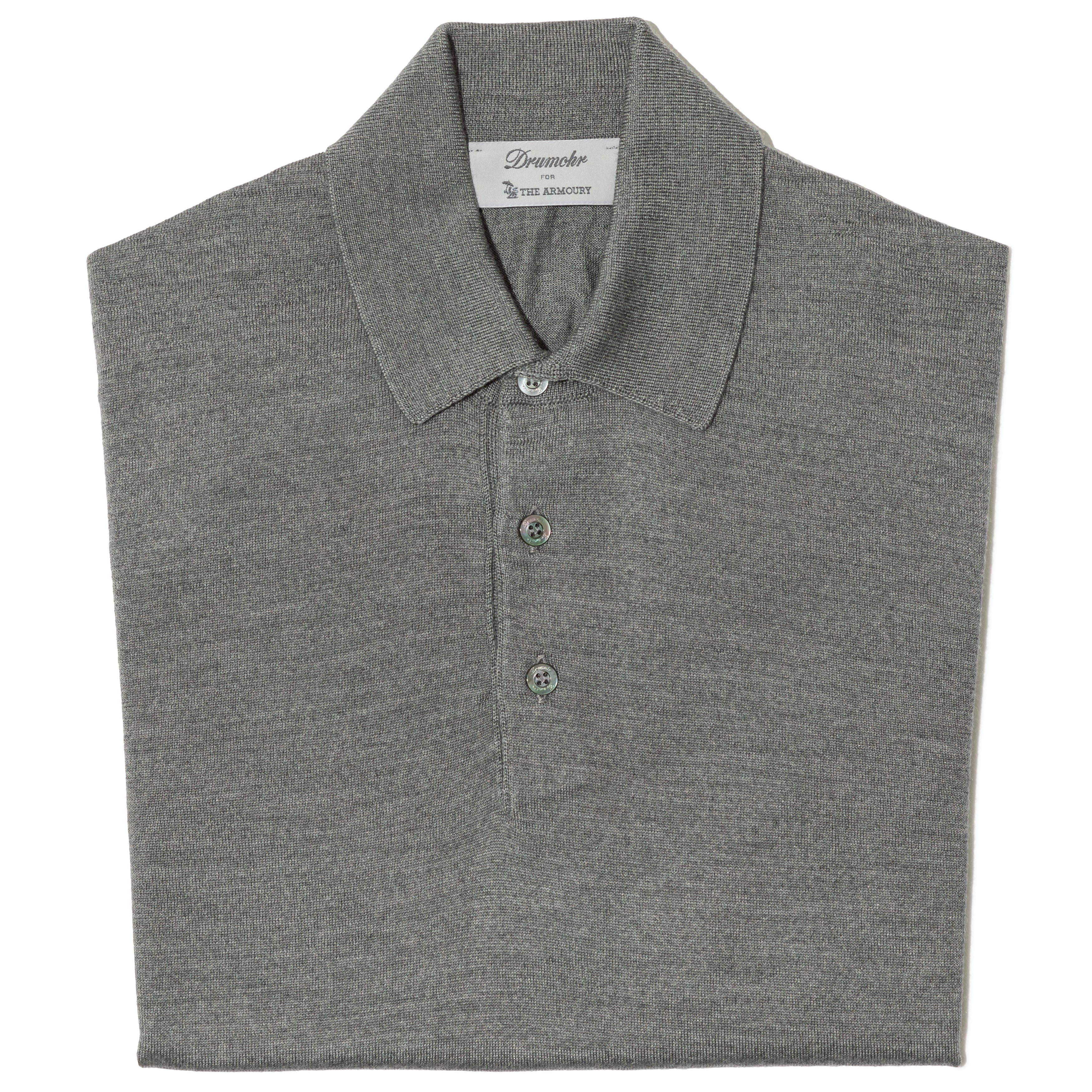 Wool/Silk/Cashmere Knit Polo - The Armoury