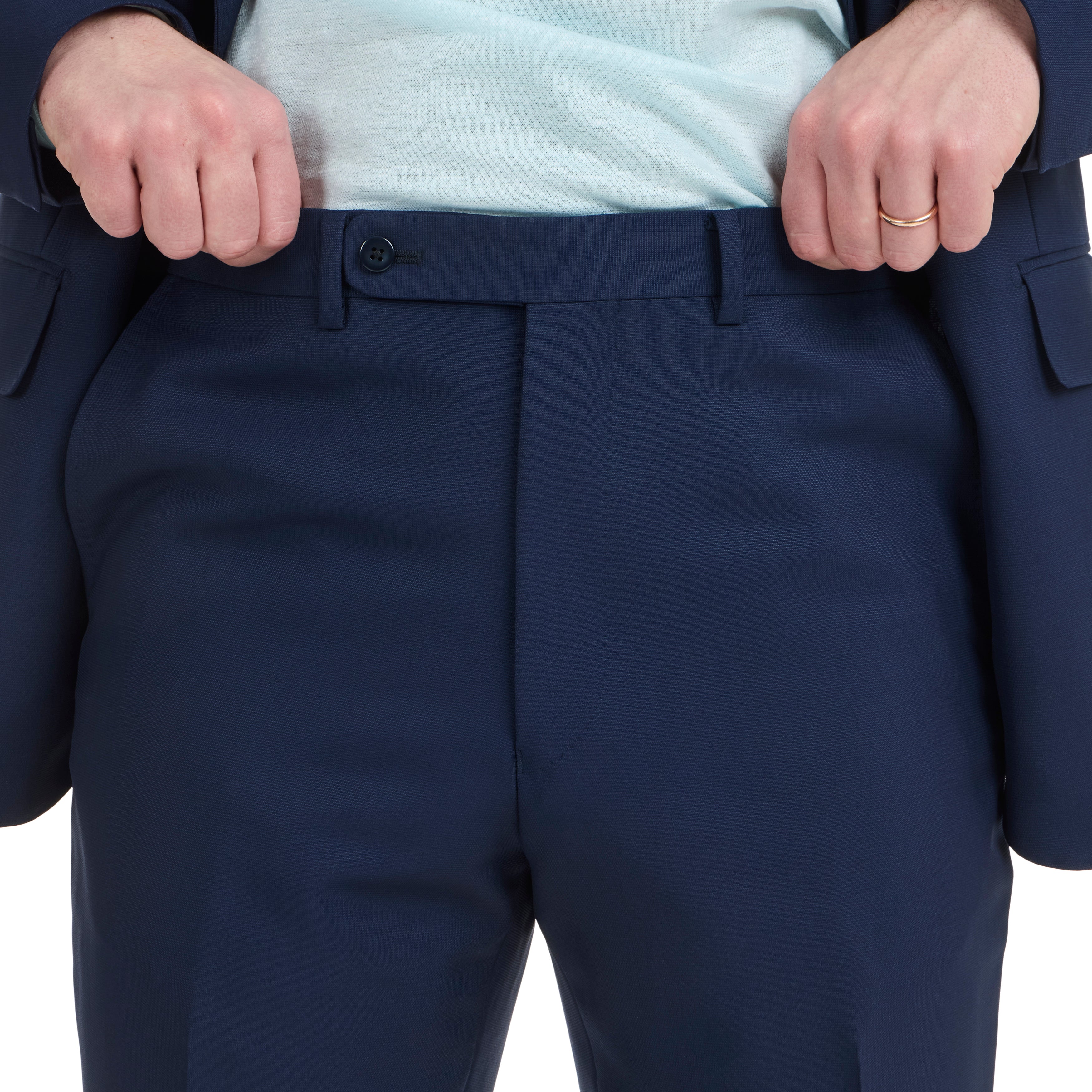【UNITED ARROWS】NAVY WOOL×MOHAIR 3B SUIT Wool/Mohair Model 3A Suit - The Armoury