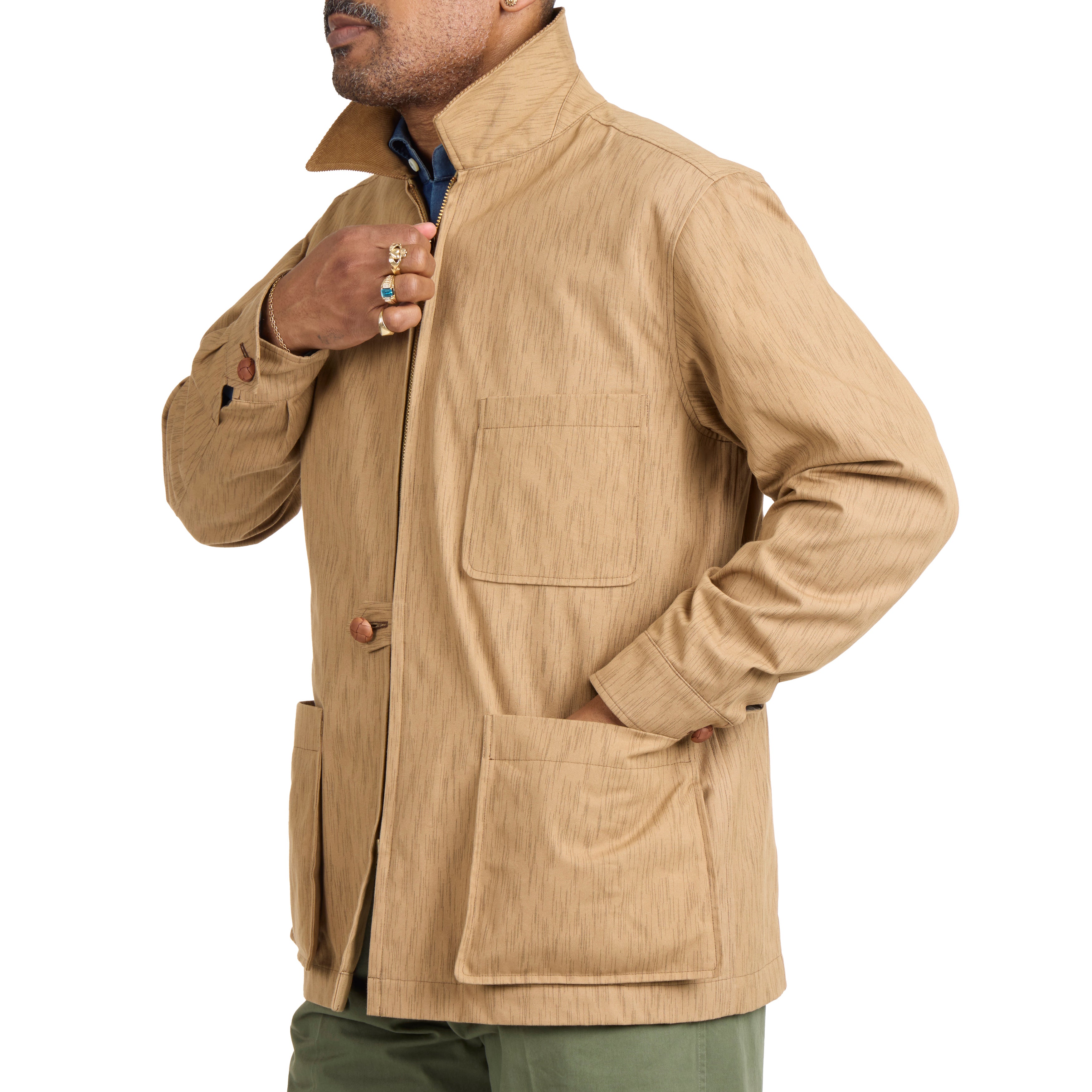 Birks-FLB Cotton Kasuri Rain Camo Jacket - The Armoury