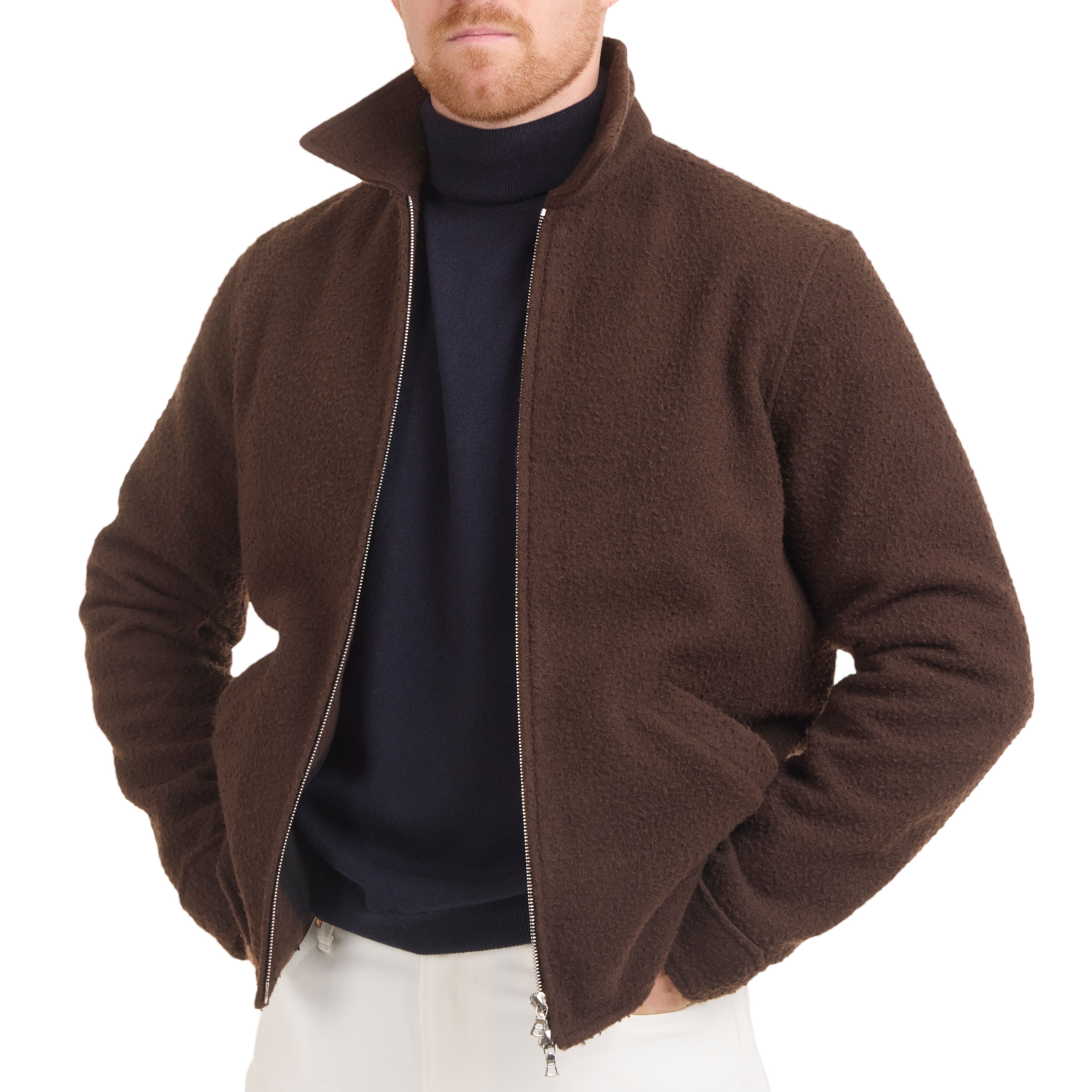 Wool Casentino Racer Jacket - The Armoury