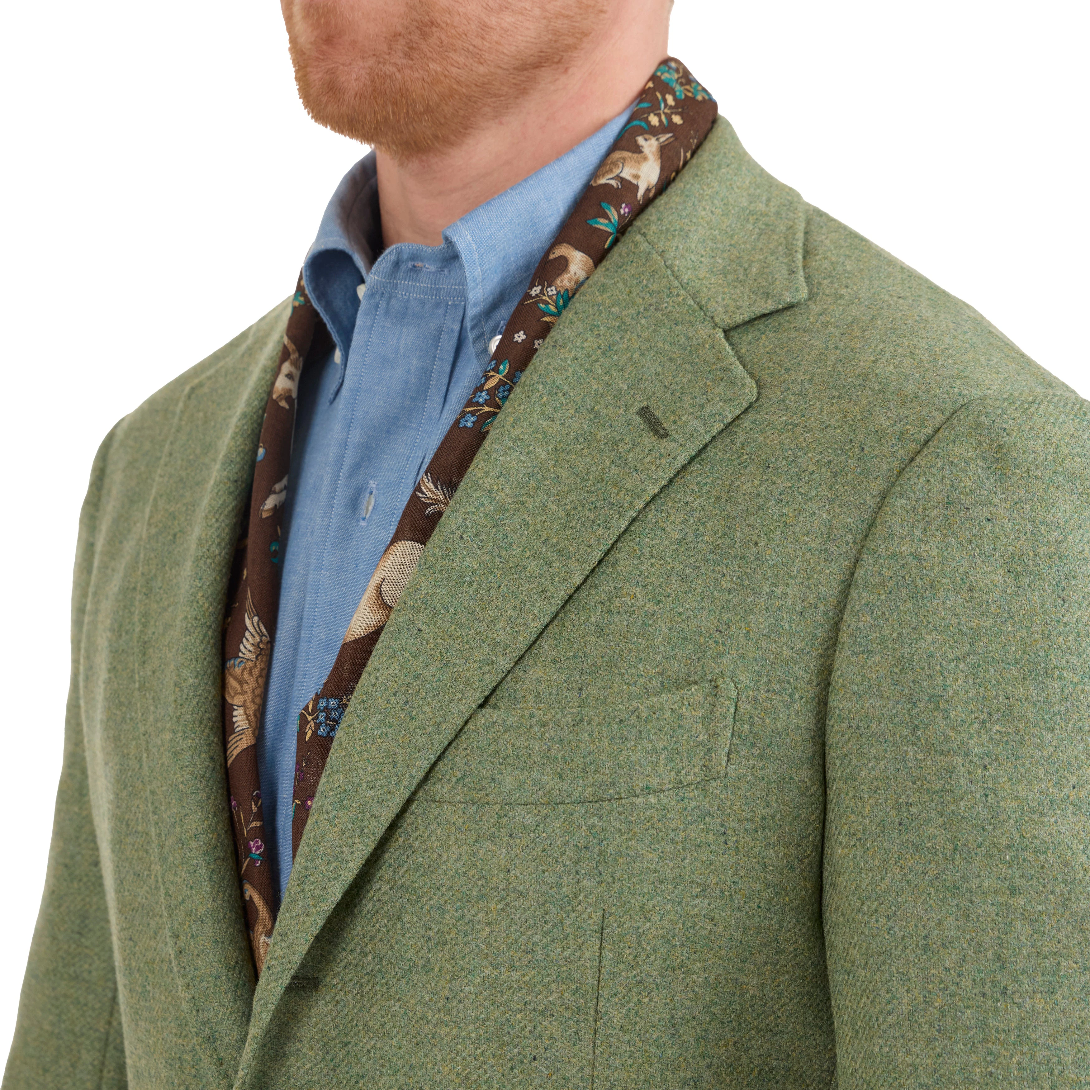 Wool Shetland Tweed Model 3 Sport Coat - The Armoury