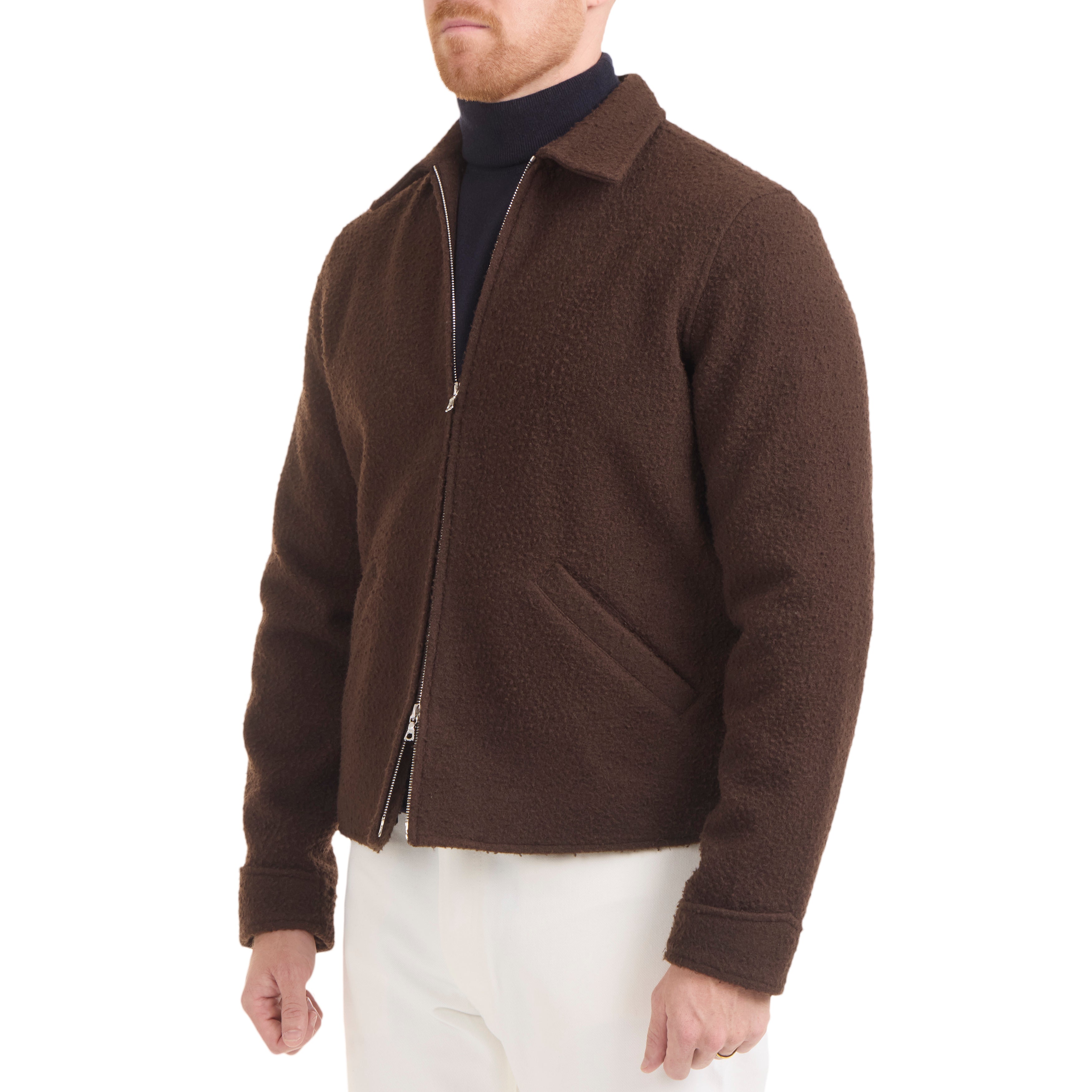 Wool Casentino Racer Jacket - The Armoury