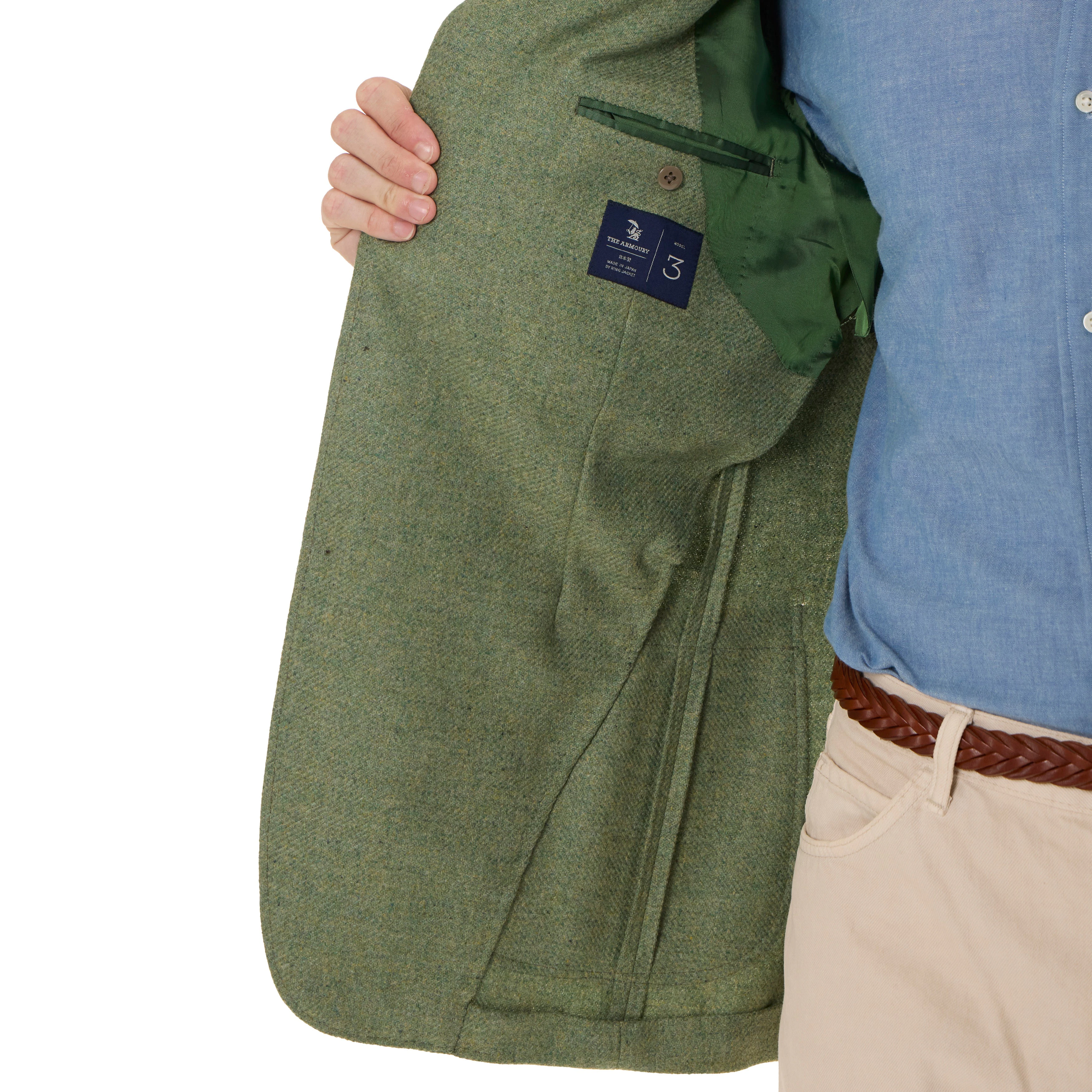 Wool Shetland Tweed Model 3 Sport Coat - The Armoury