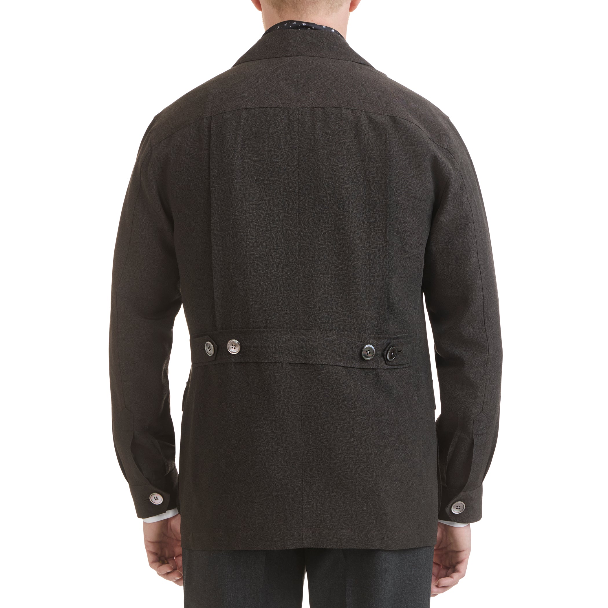 Marujo Kimono Silk Safari Jacket - The Armoury