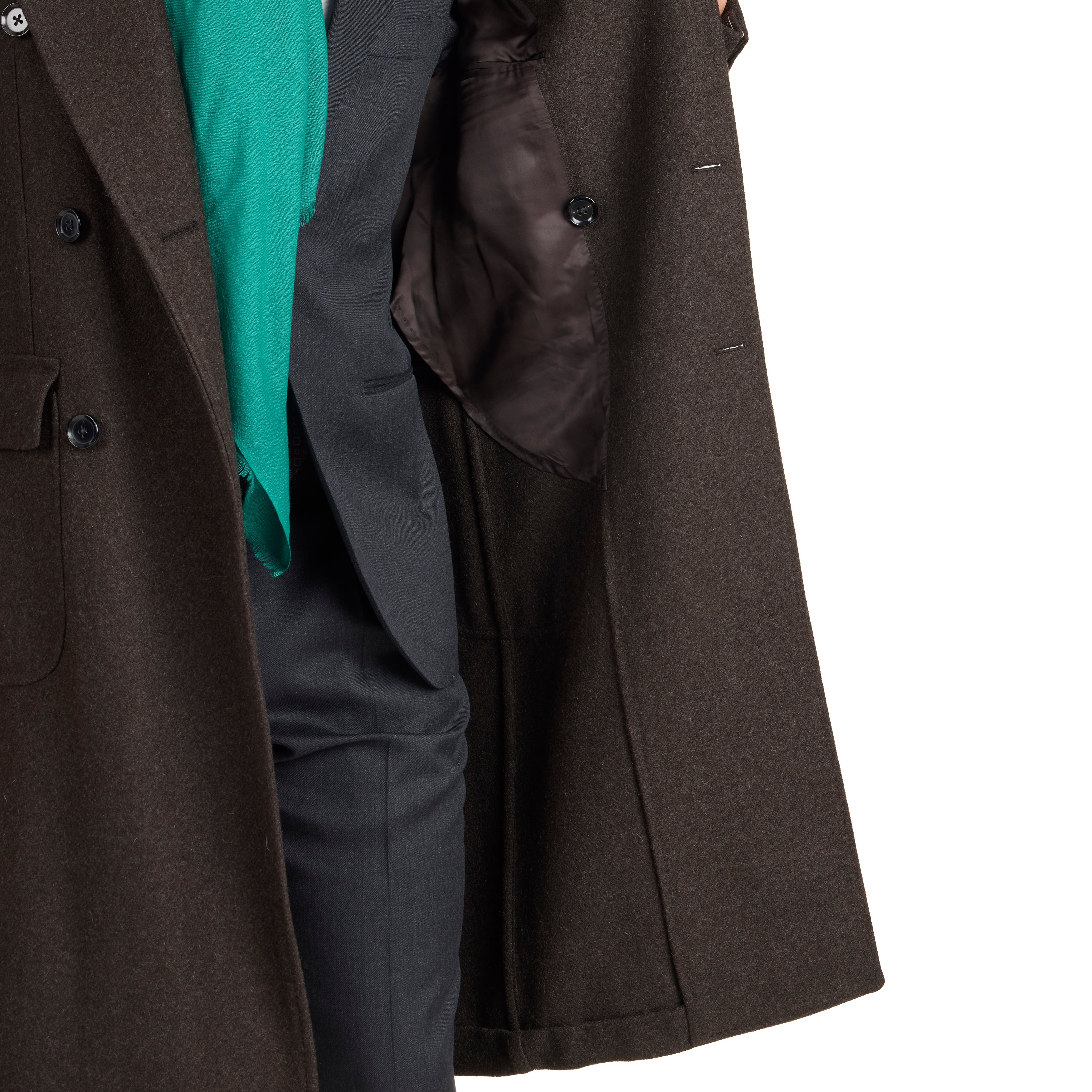 Wool/Mohair Twill Overcoat - The Armoury