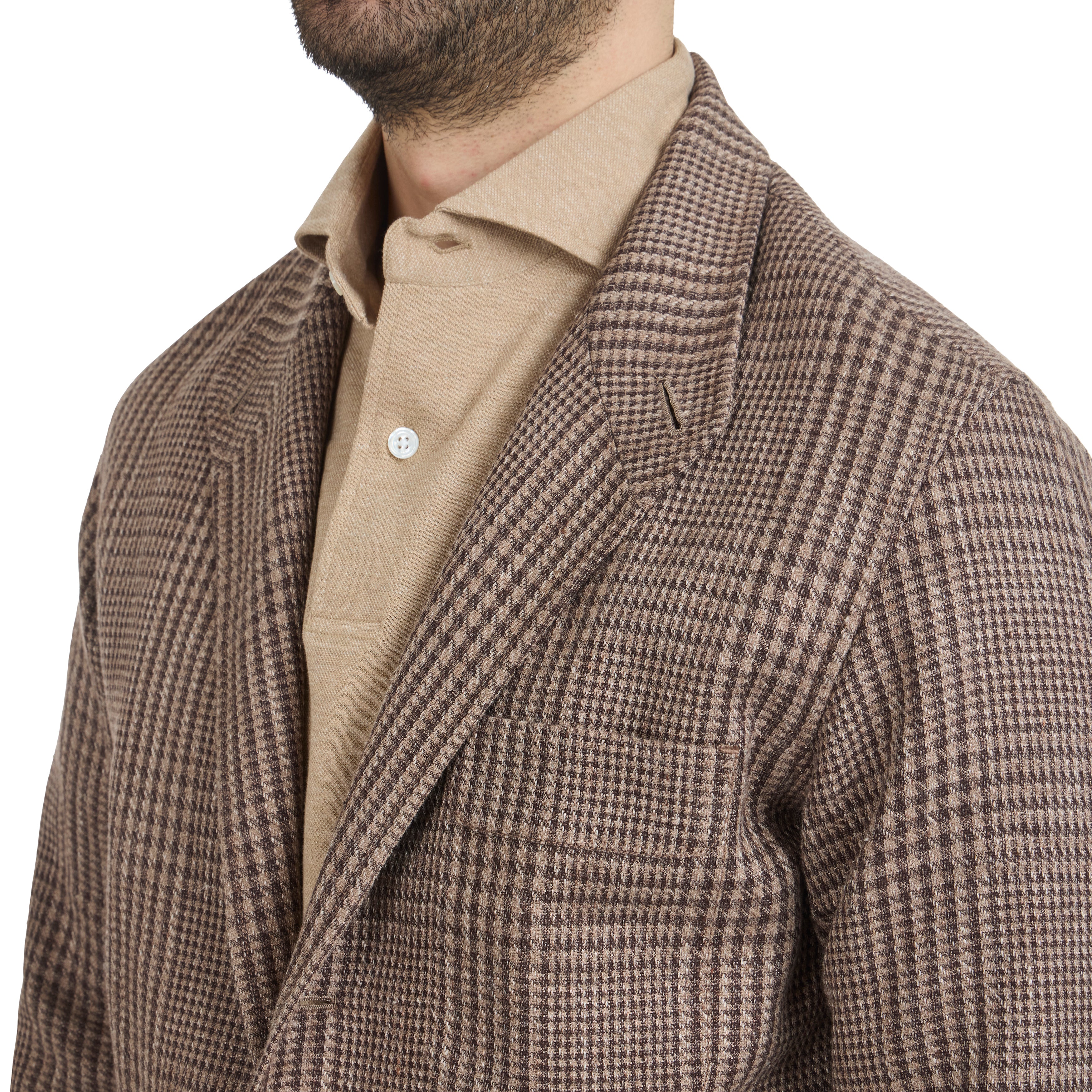 Linen/Cotton Summer Tweed Check City Hunter III Jacket - The Armoury
