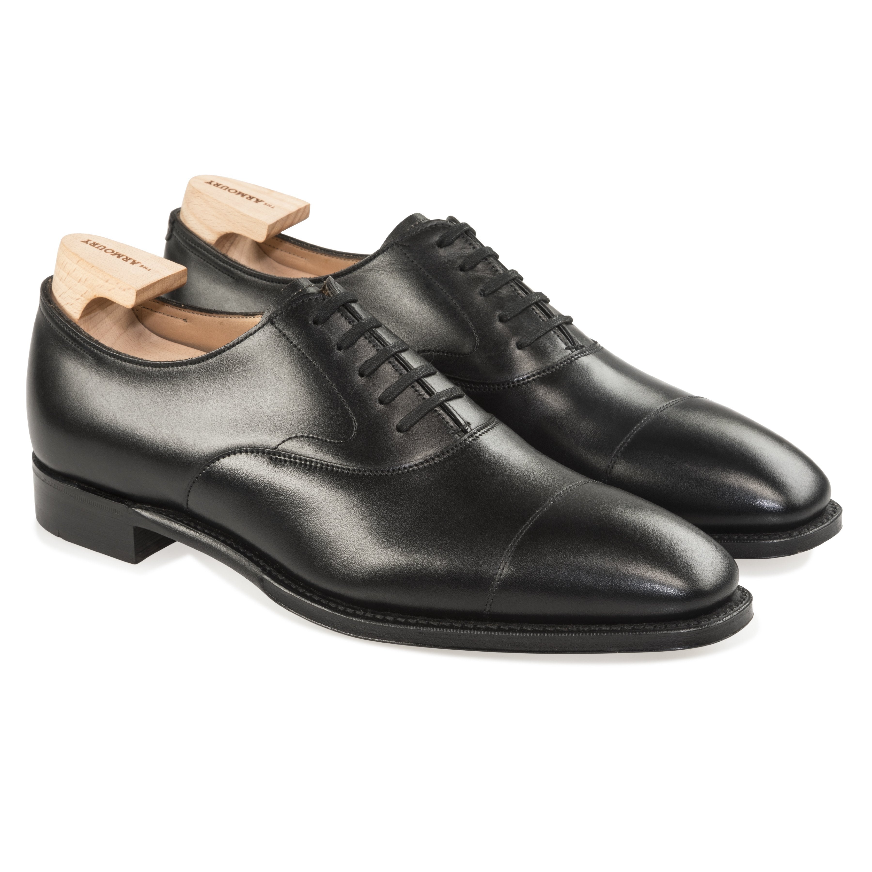 ロイドフットウェア レザー TOE CAP OXFORD BLACK CALF バーゲンで ロイドフットウェア CALF BLACK OXFORD CAP TOE