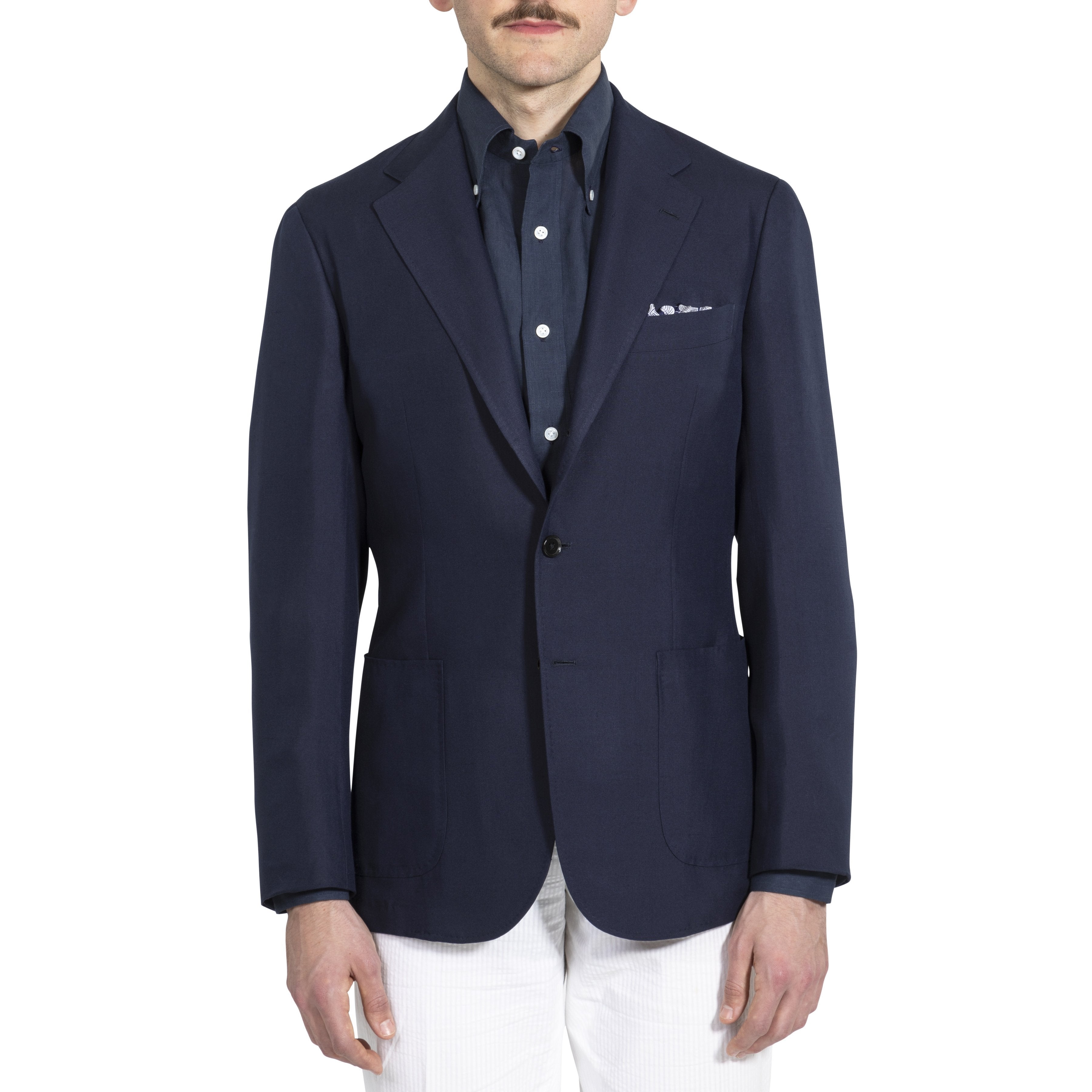 Harold Wool, Silk & Linen Soft Tailored Sports Jacket | Square One