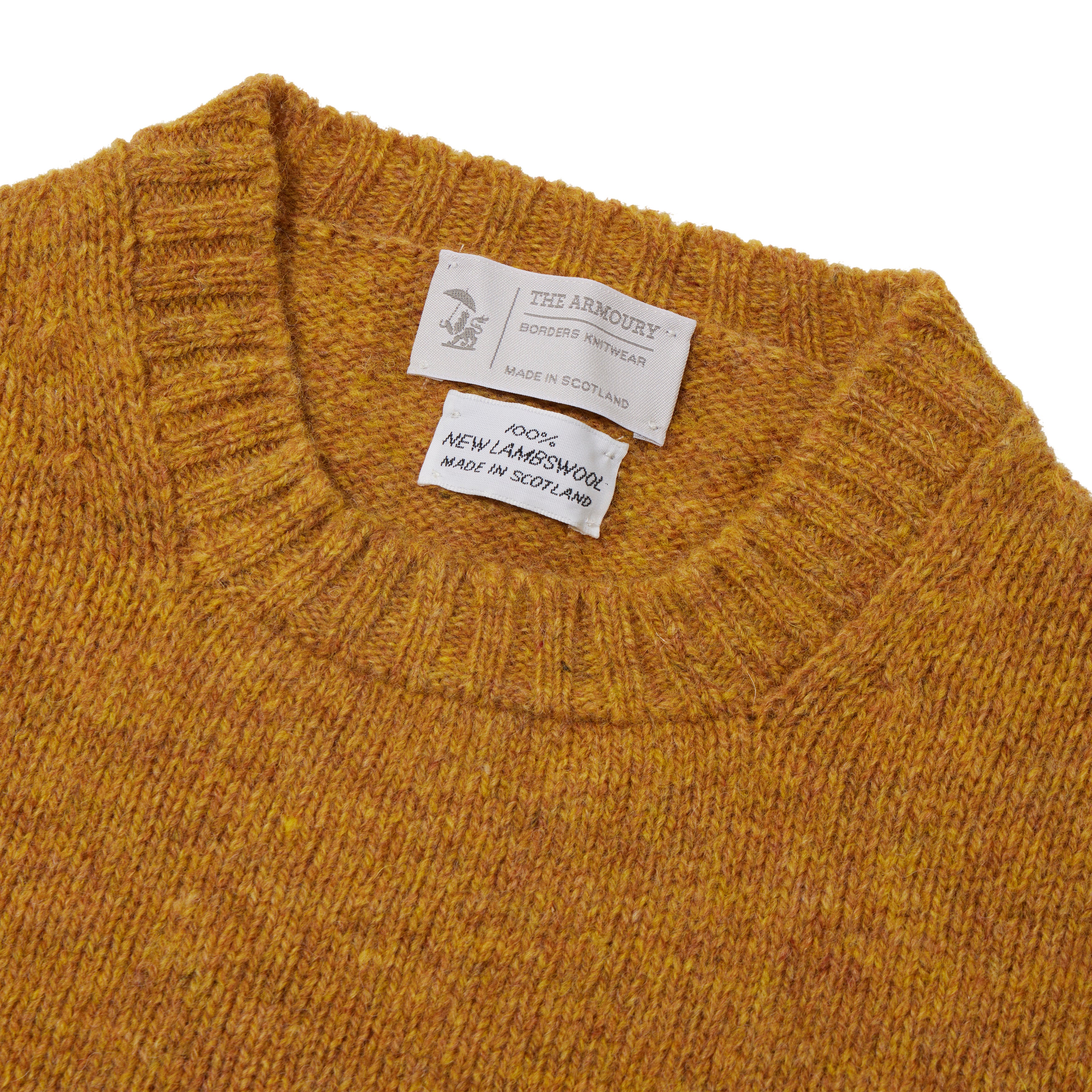 Shetland Wool Crewneck Sweater - The Armoury