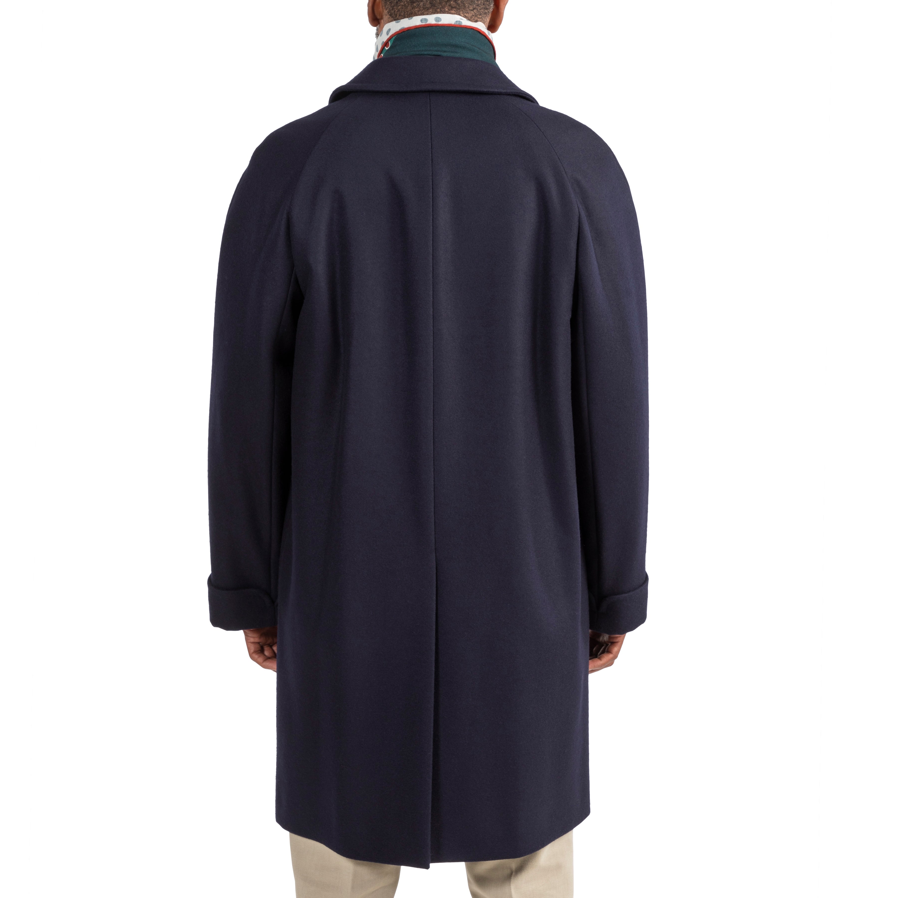 Corb Wool/Cashmere Melton Jersey Coat