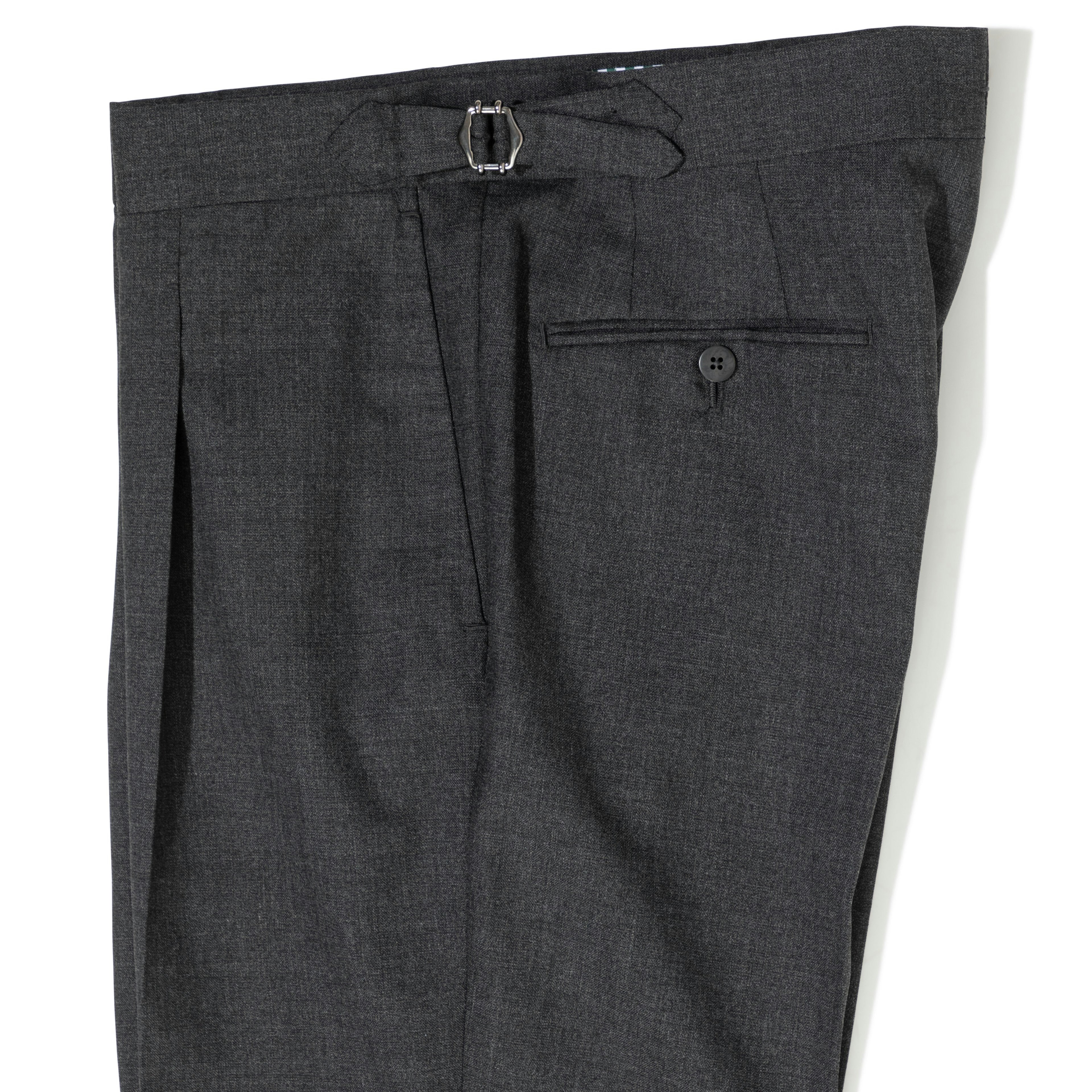 2-ply Wool Side Tab Trousers - The Armoury