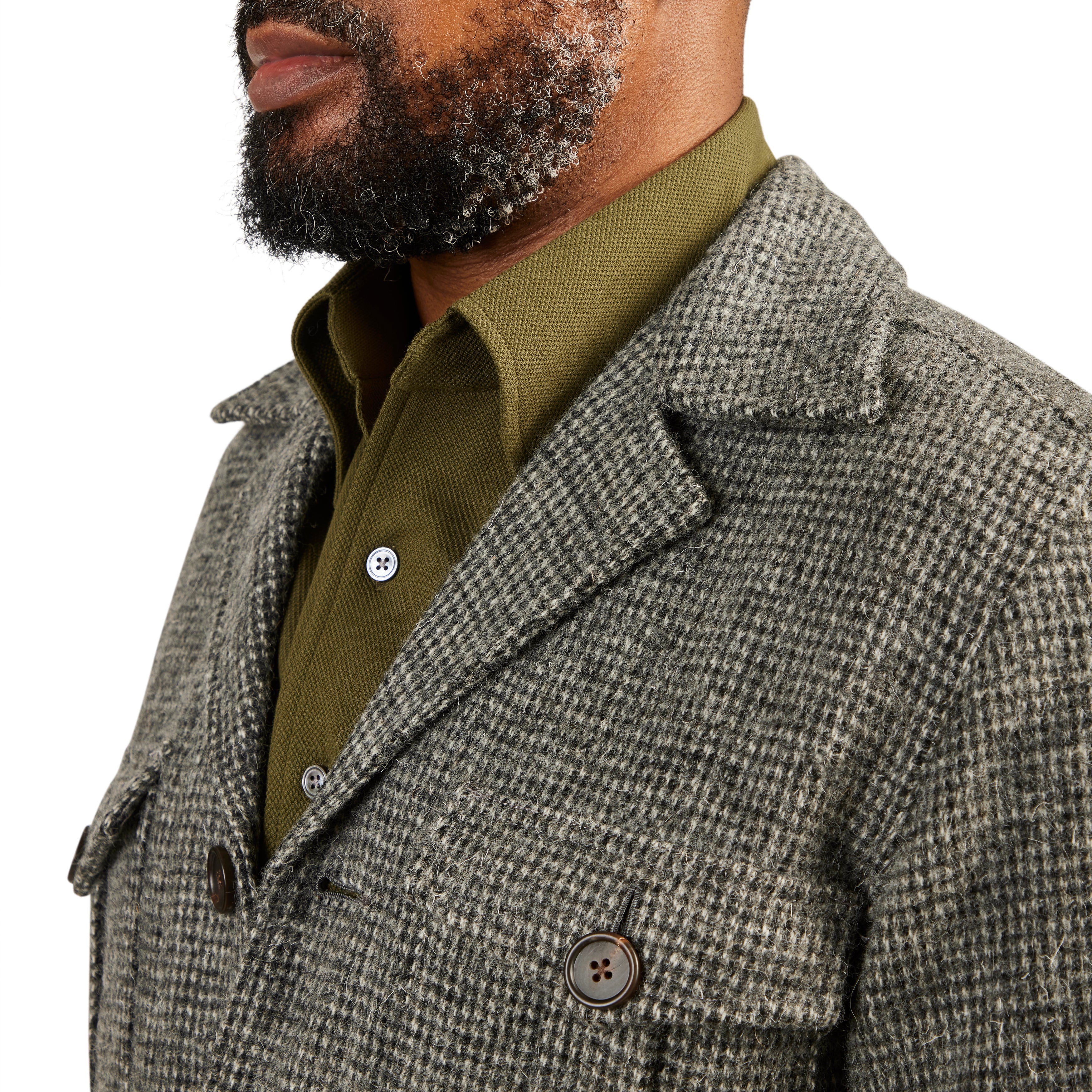 Wool Pick Tweed Safari Jacket II - The Armoury