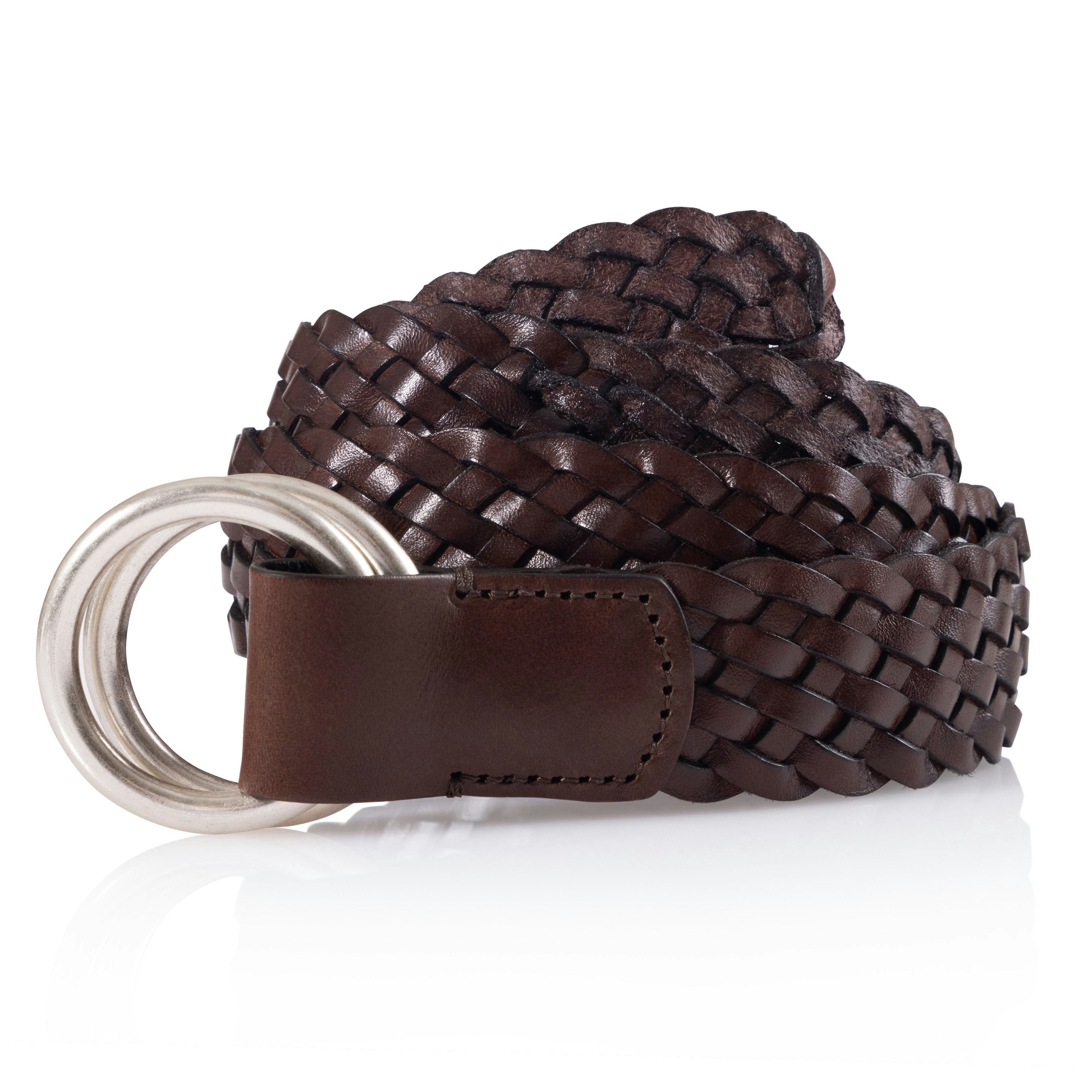 Calf Woven O-Ring Belt - The Armoury