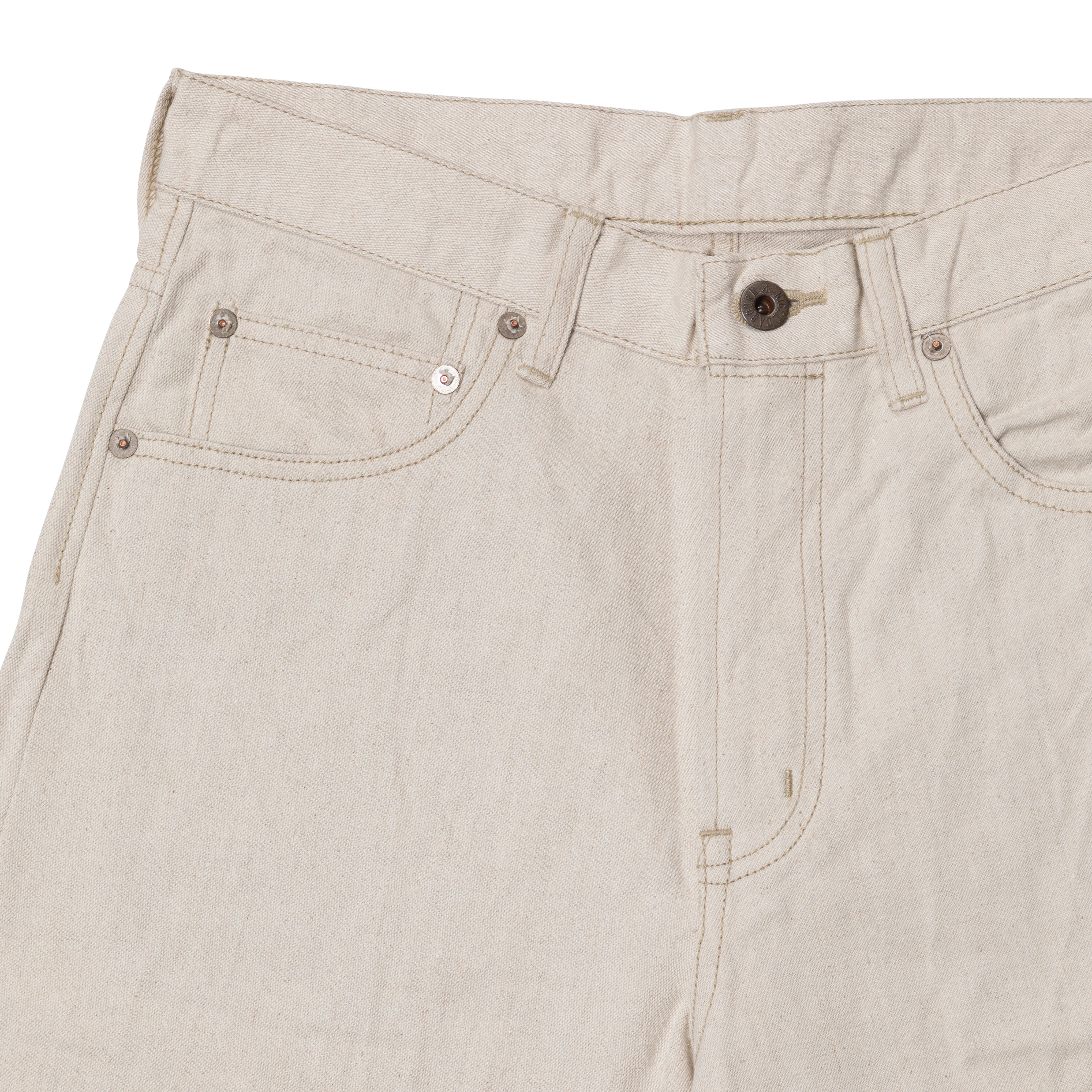 Cotton/Linen 5 Pocket Jeans - The Armoury