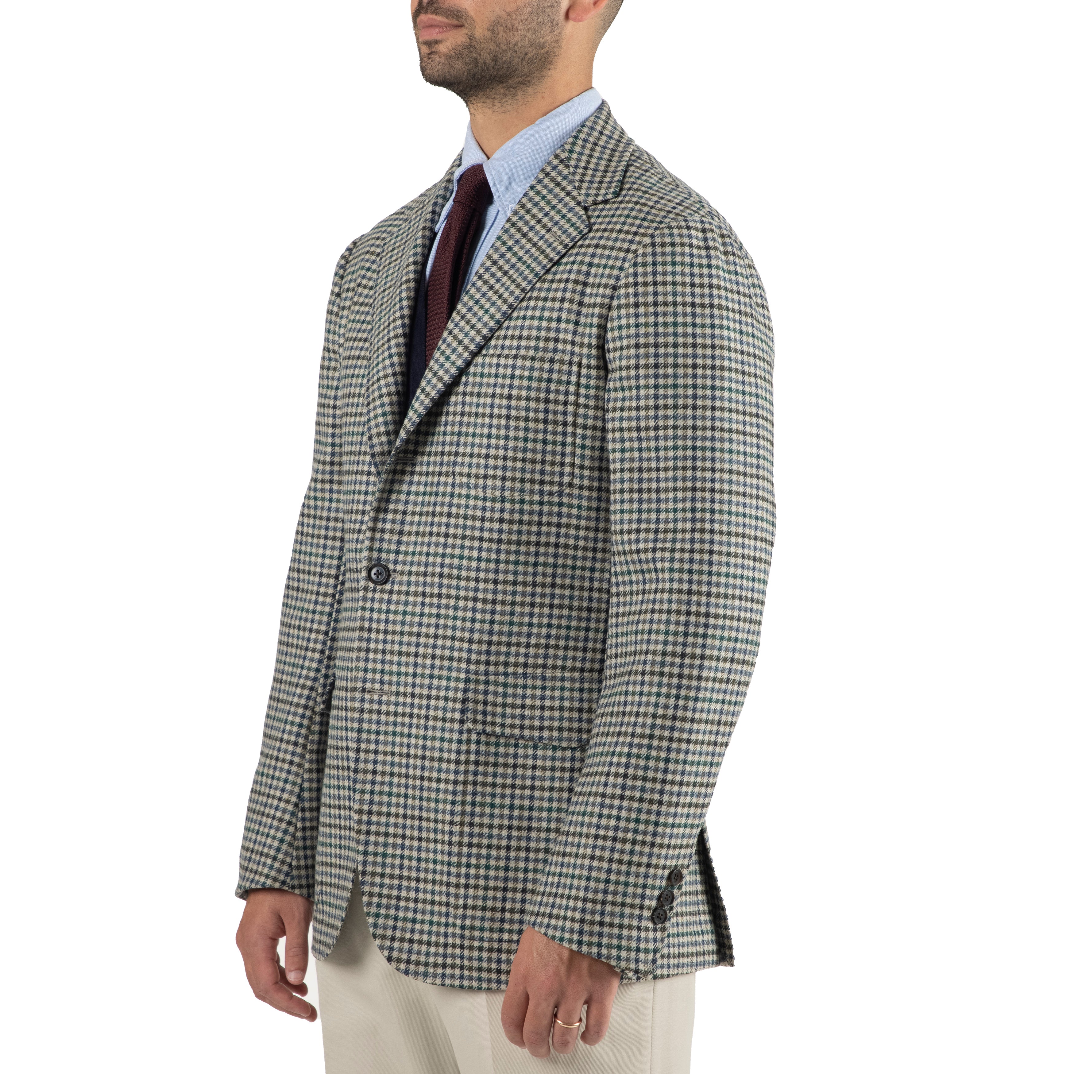 Wool Check Model 11 Sport Coat