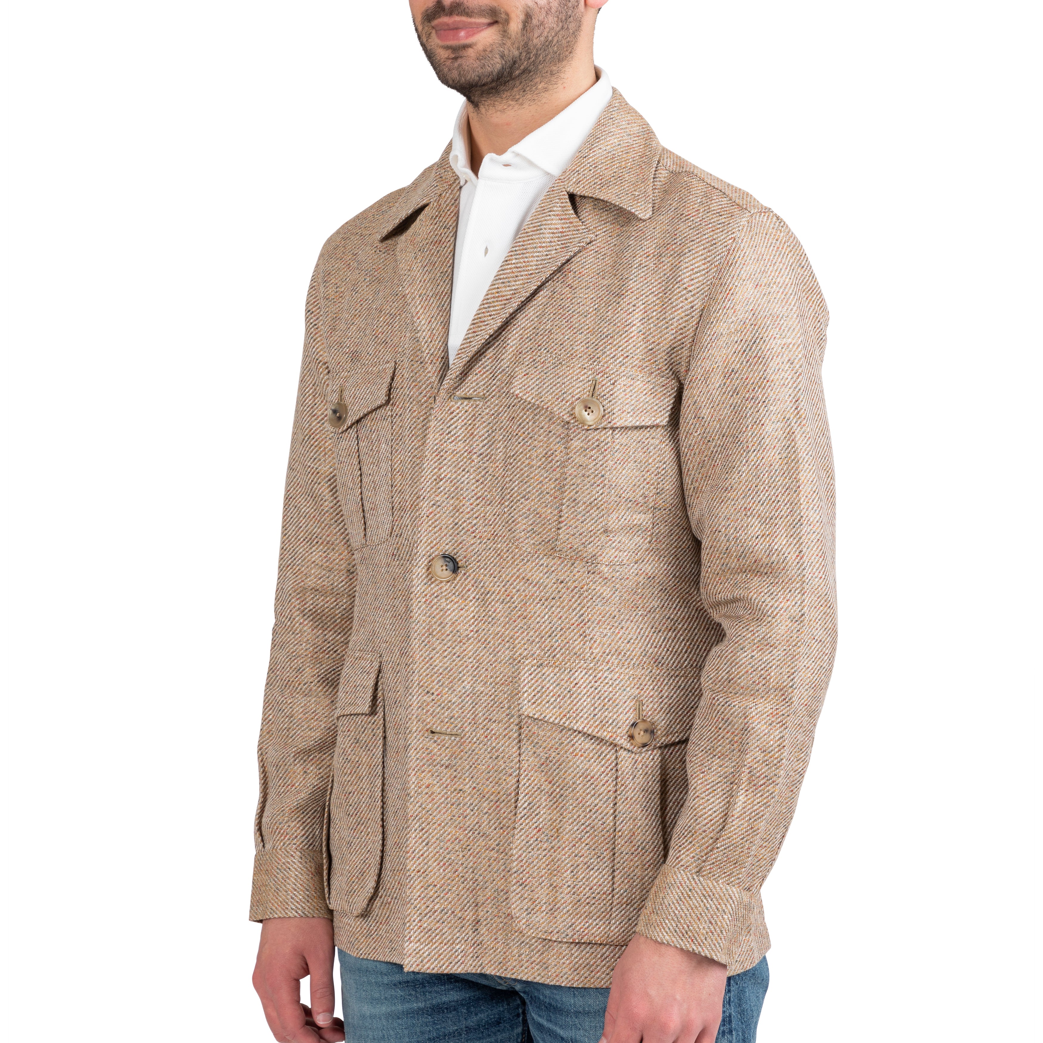 Linen/Wool Safari Jacket II