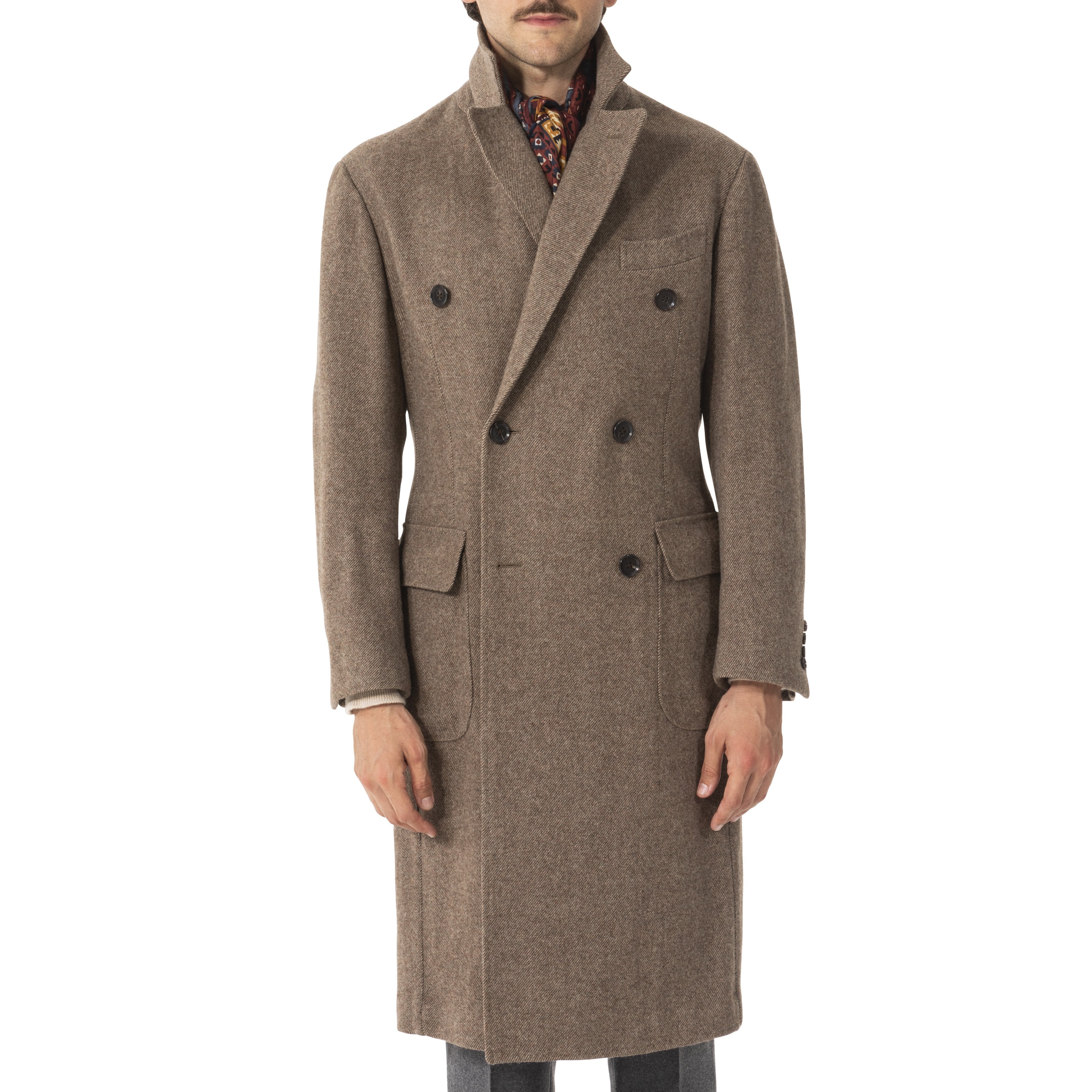 Wool Twill Overcoat