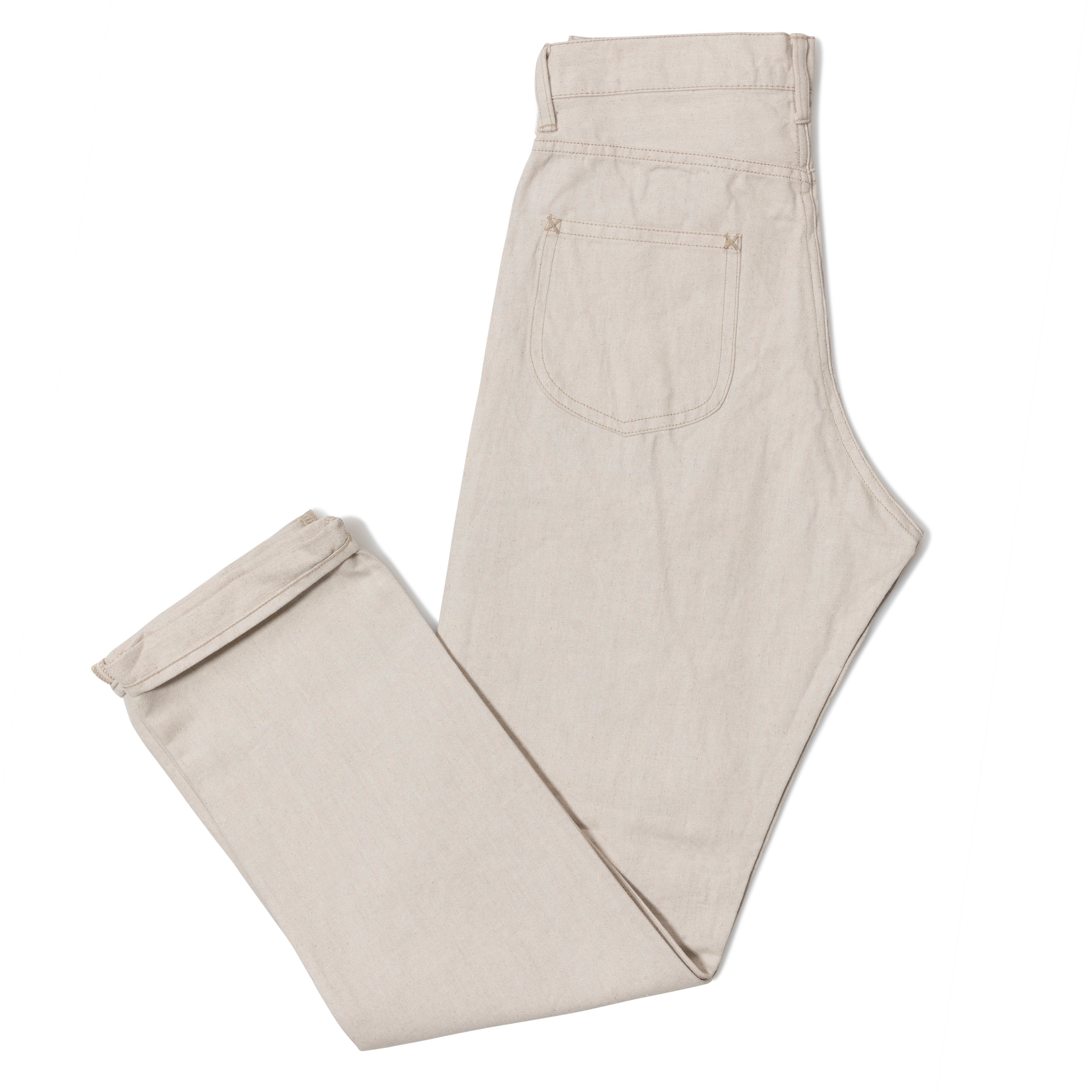Cotton/Linen 5 Pocket Jeans