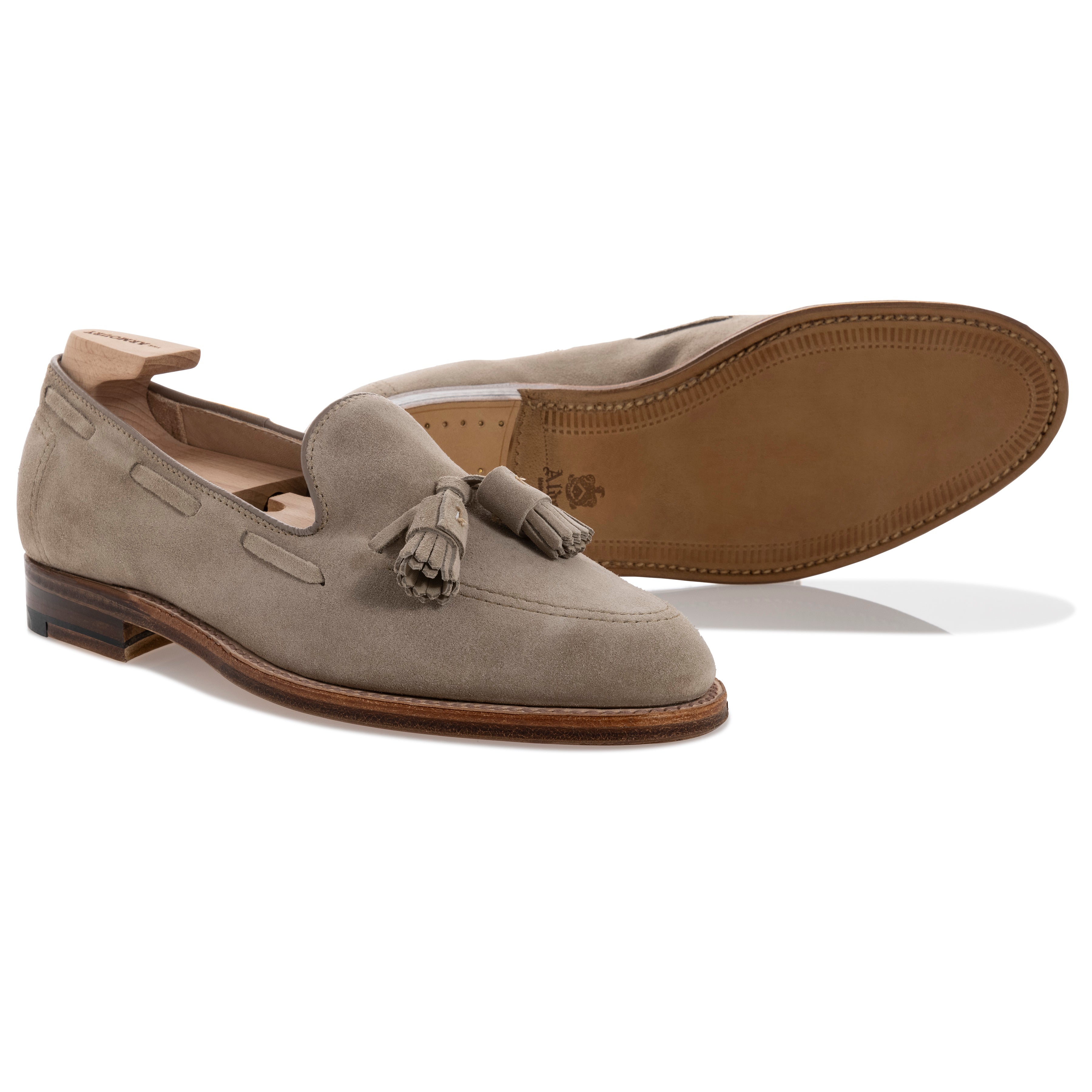 Unlined Suede Tassel Loafer - The Armoury