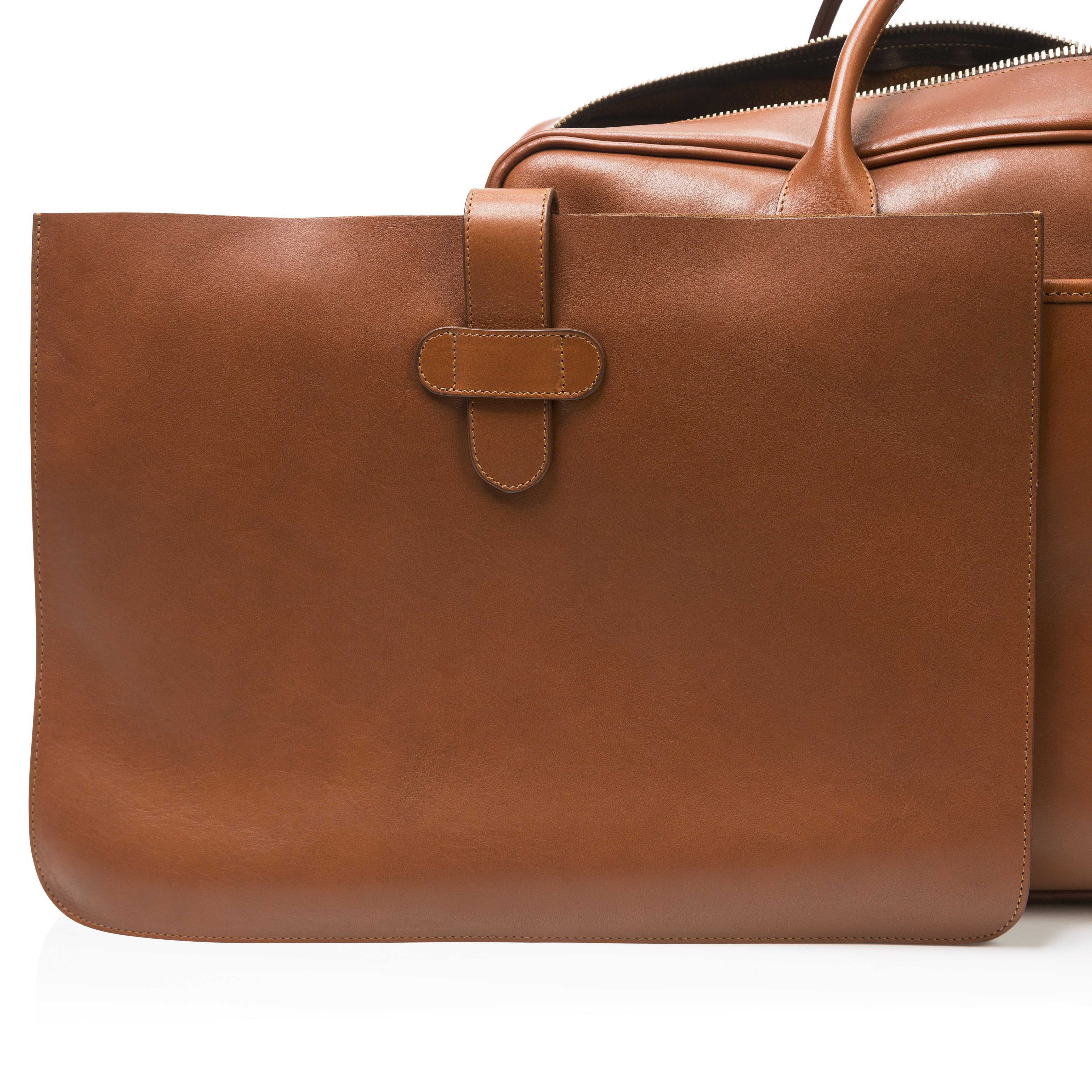 Briefcase - Tumbled Leather - The Armoury