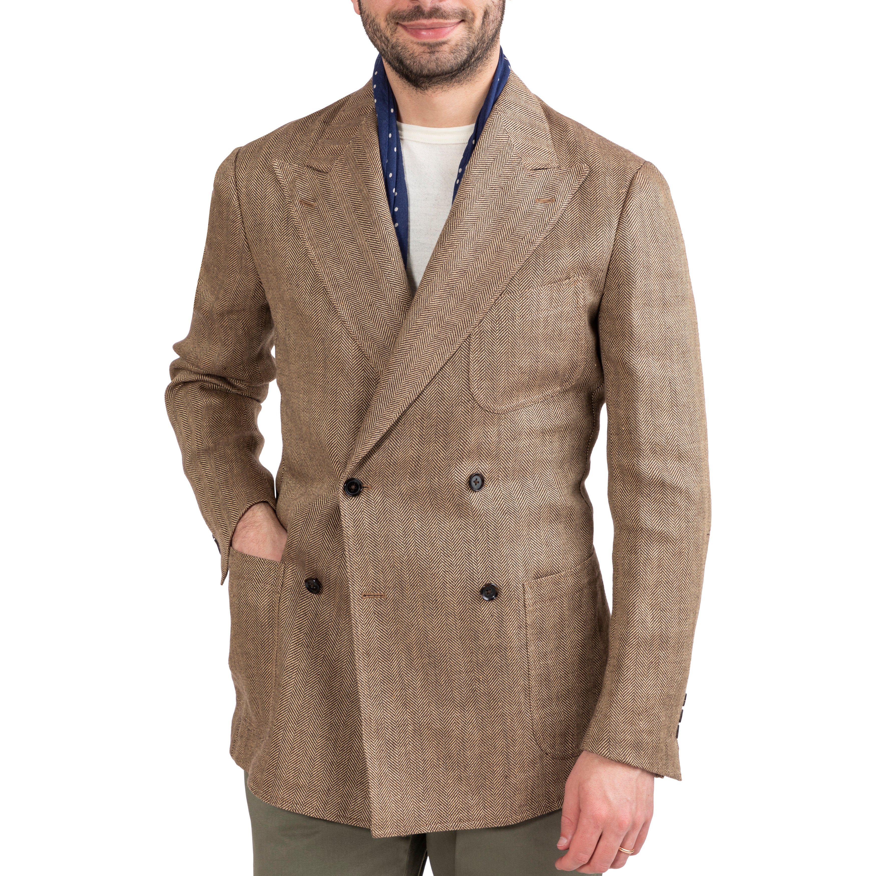 Linen Herringbone Model 16 Sport Coat