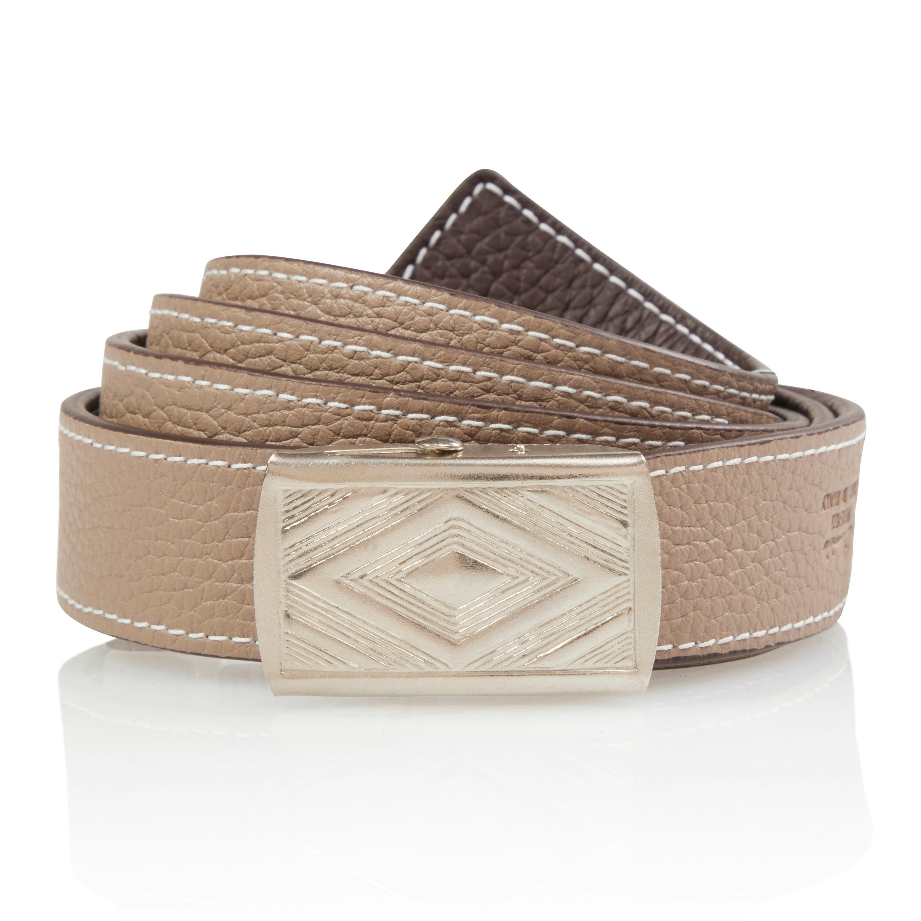 Woven Belt with Leather Covered Buckle - The Armoury